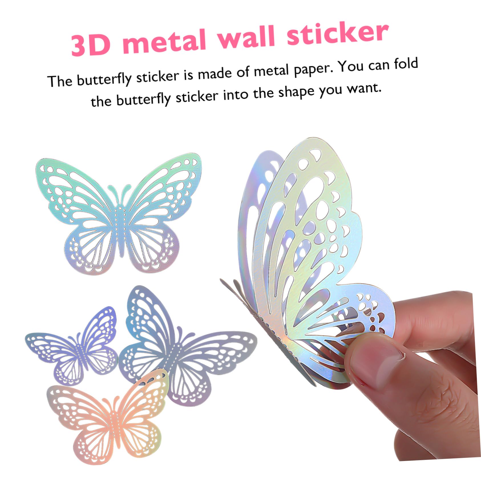 Uonlytech 288stücke Schmetterling Wandaufkleber Abnehmbare Wanddekoration Für Partys Hochzeiten Und Räume Einzigartige Schmetterlings Wanddeko Für Farbenfrohes