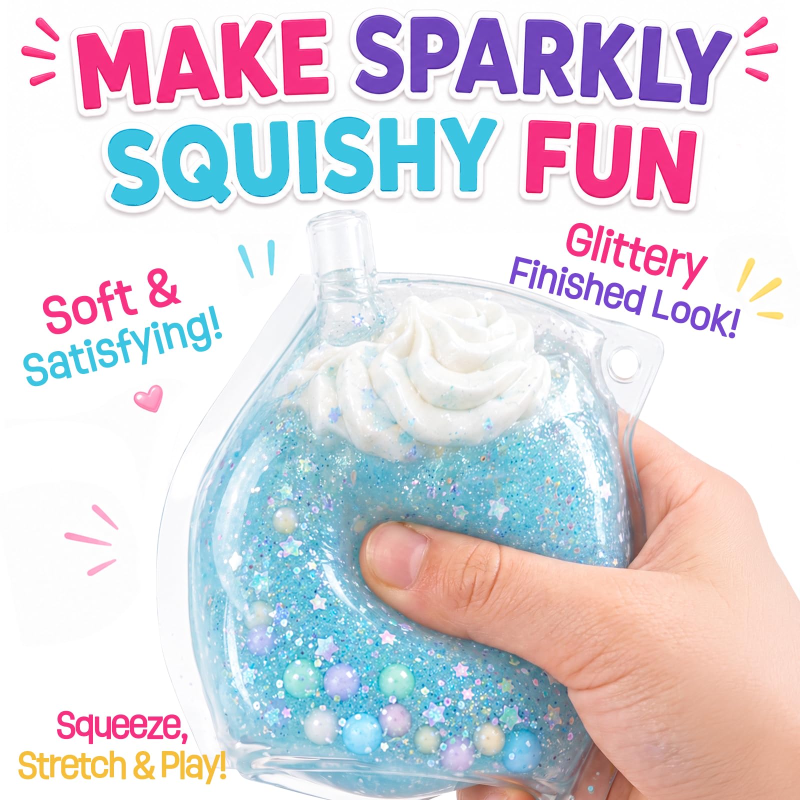 MOREDOTS Kit de fabricación esponjosa, haz 5 juguetes esponjosos, artes y