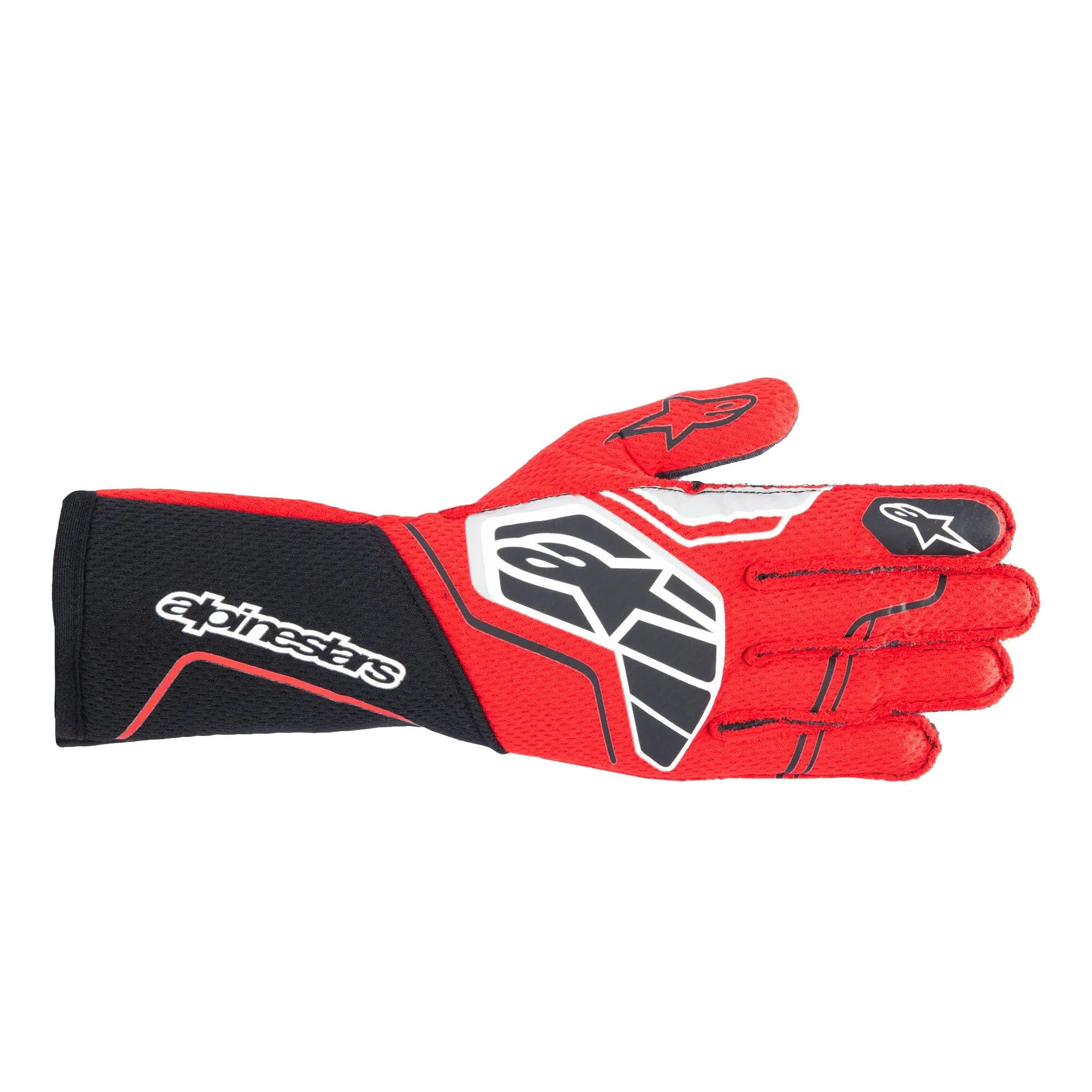 Alpinestars Tech-1 ZX V4 Gloves FIA8856-2018 SFI - Medium - Black Red 3550224-13-M