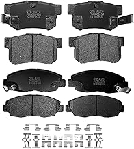 PM Auto Set of 8 Front-Rear Ceramic Brake Pad For 2006-2011 Honda Civic