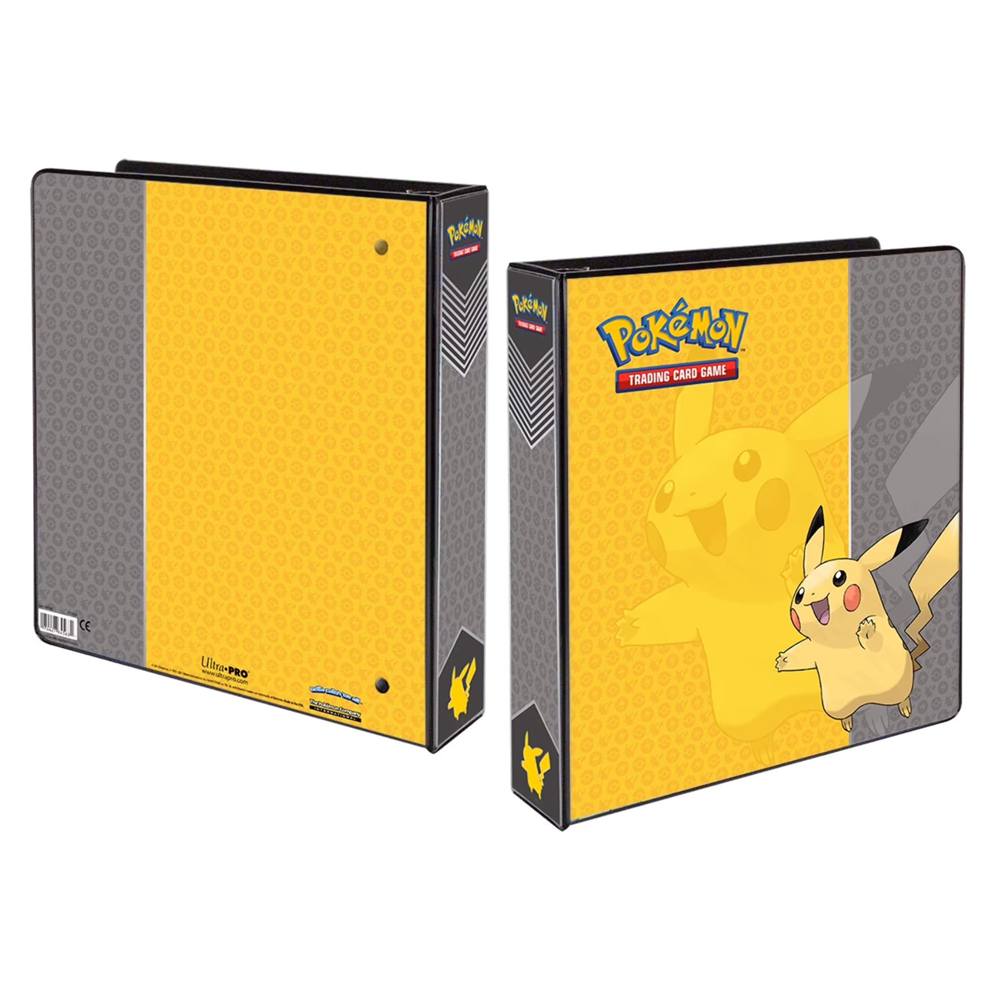 Pokemon Album à Anneaux D Pikachu – Classeur Jaune 5,1 Cm, 9 Pages, Idéal Pour Ranger Ses Cartes Pokémon