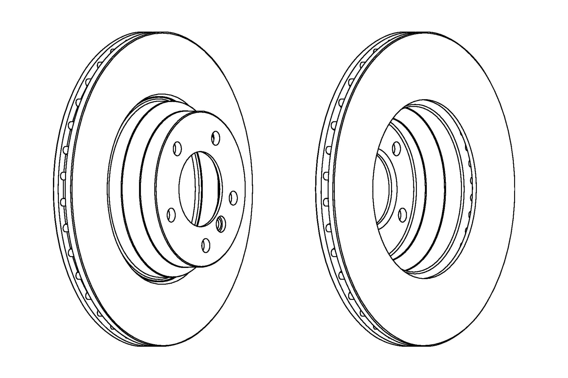 FERODO BRAKE DISC | DDF1535C-1 | FRONT | FOR BMW 1 2006-2012 | OE-MATCHING QUALITY | SMOOTH & QUIET PERFORMANCE