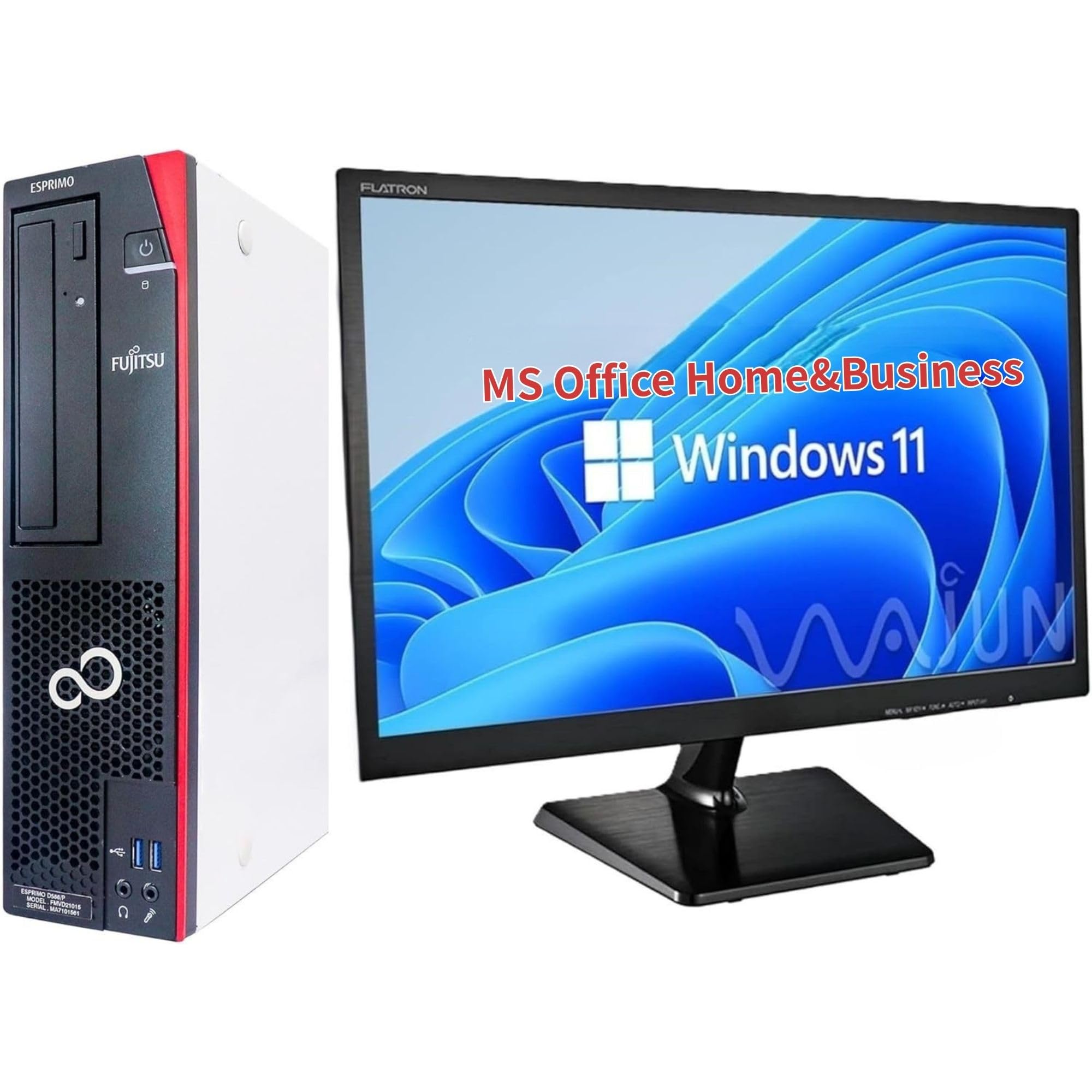 Amazon.co.jp: 【整備済み品】富士通 デスクトップPC D586/20型液晶 