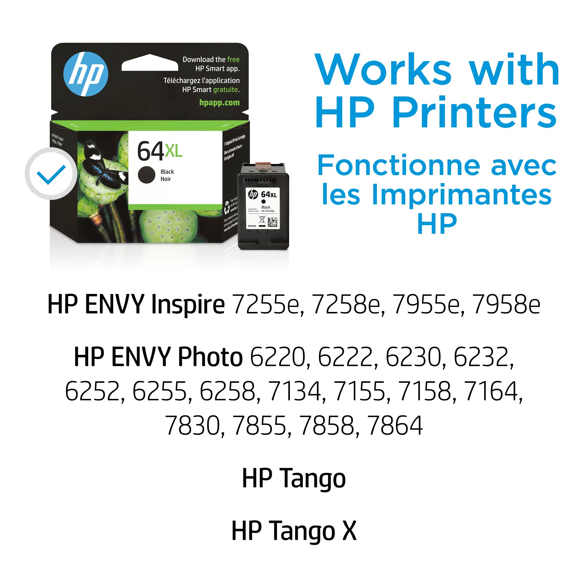 HP 64XL | Ink Cartridge | Black | Works 