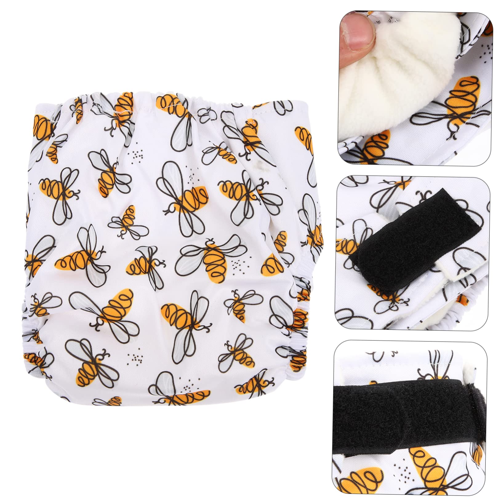 Toyvian 4piezas Pañal Reutilizable Para Bebés Cómodo Lavable y Para Recién Nacidos y