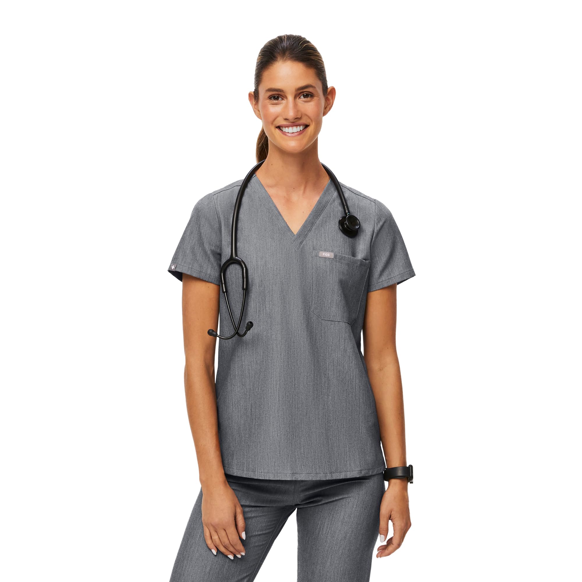 FIGS Catarina Scrub Top for Women Medium Gpt