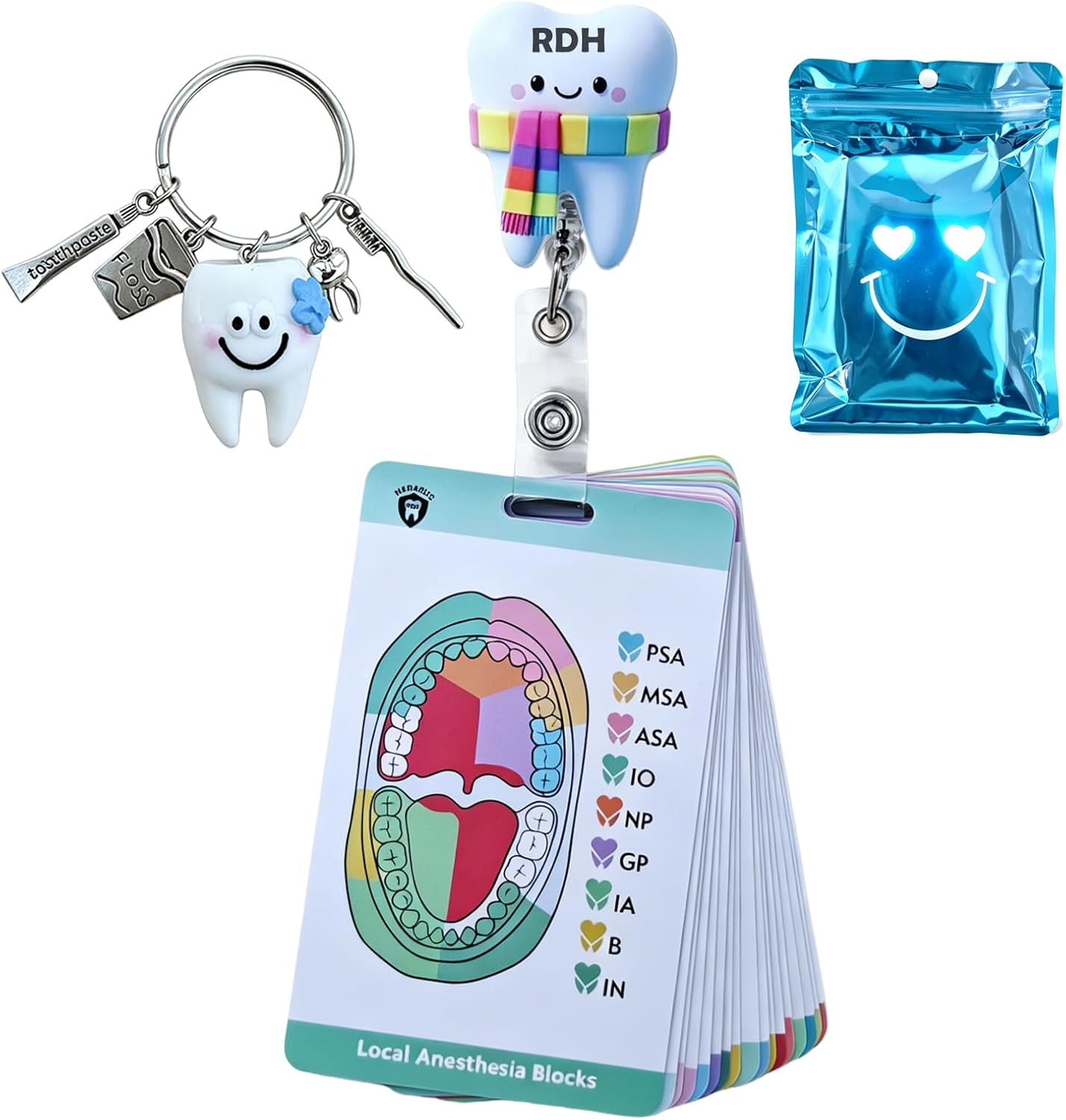 Dental Hygiene Reference Cards 18 Pack – Advanced Chairside Clinical Study Tool for Dental Hygiene Students, Future RDH & Licensed Hygienists
