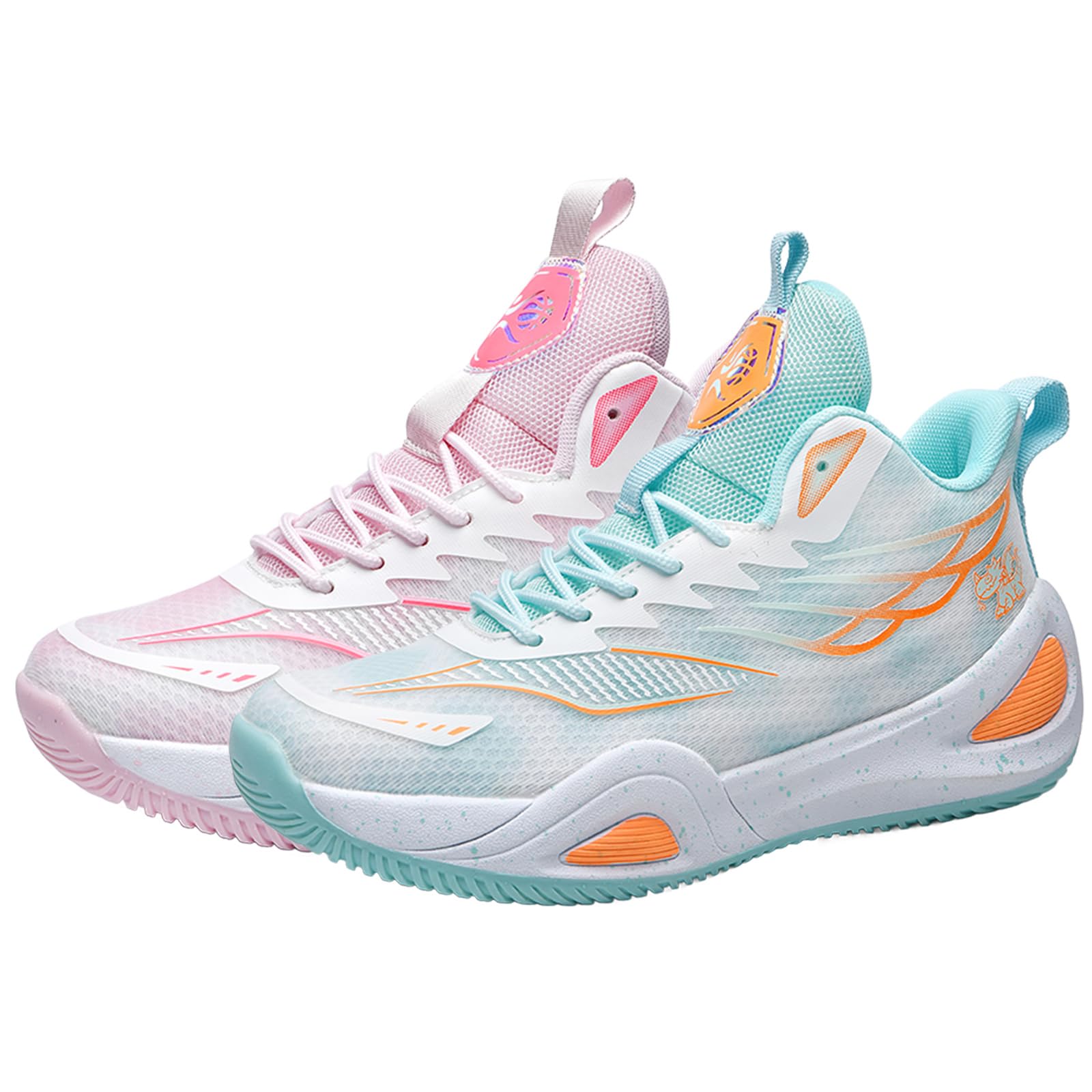 huogra High Top Womens Mens Basketball Shoes Breathable Non Slip Outdoor Sneakers Comfortable Fashion Athletic Training Sport Shoes-picture-34