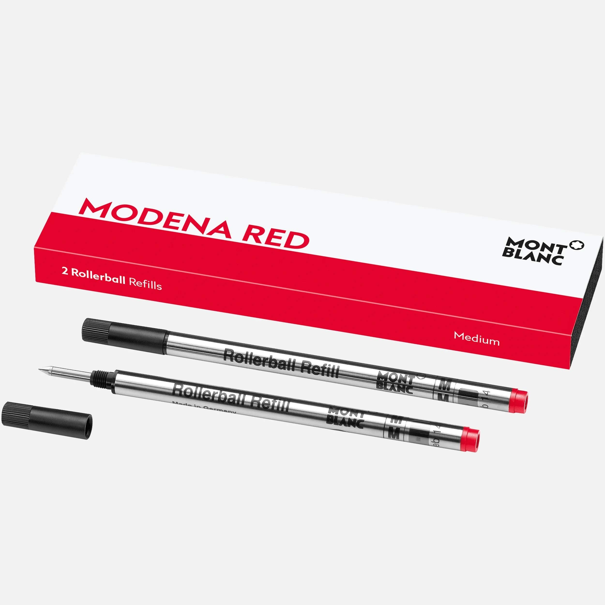 Montblanc BP M Refill Modena Rot – 2er-Pack, Moderne Rottöne