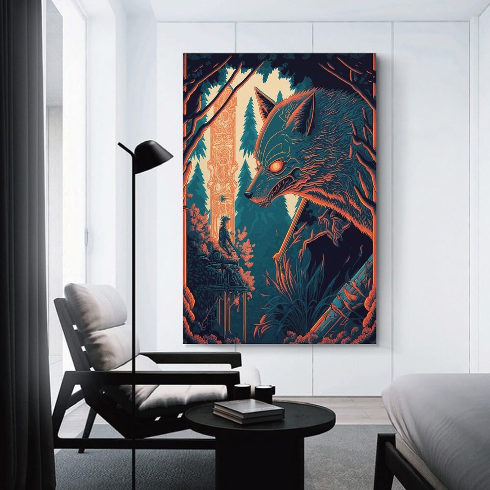 Junmoney Unframe-Japanese Anime Cartoon Japanese Anime Cartoon Wall Decor Canvas Print, 24X36inch(60X90cm), For Wall Displays, Bedrooms Or Room Updates, Wall Decor Suited To Curated Displays