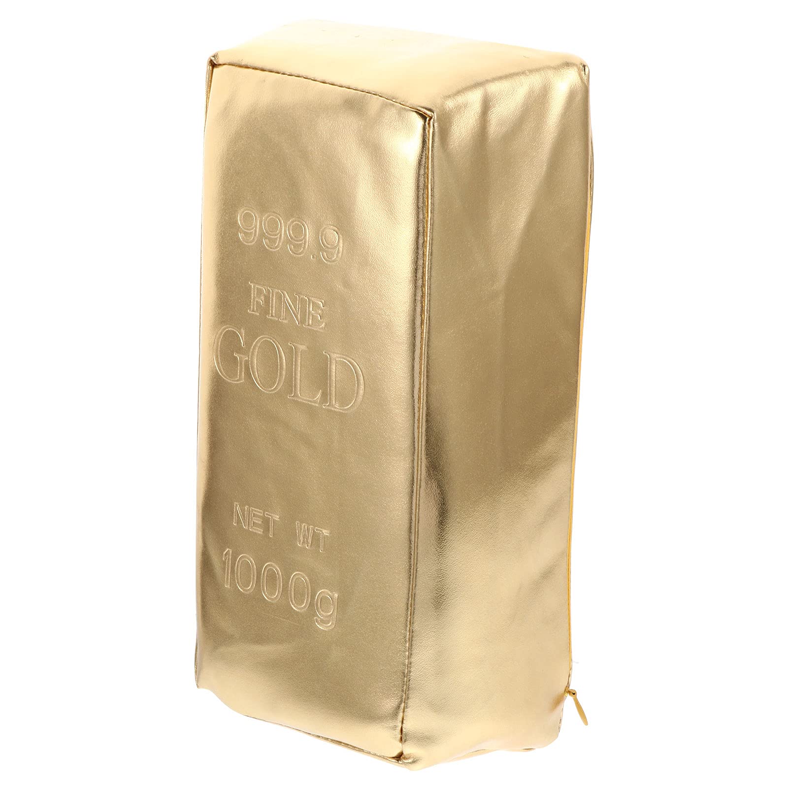 Almohada de simulación de ladrillo de oro de PU cojín para coche y descanso cervical