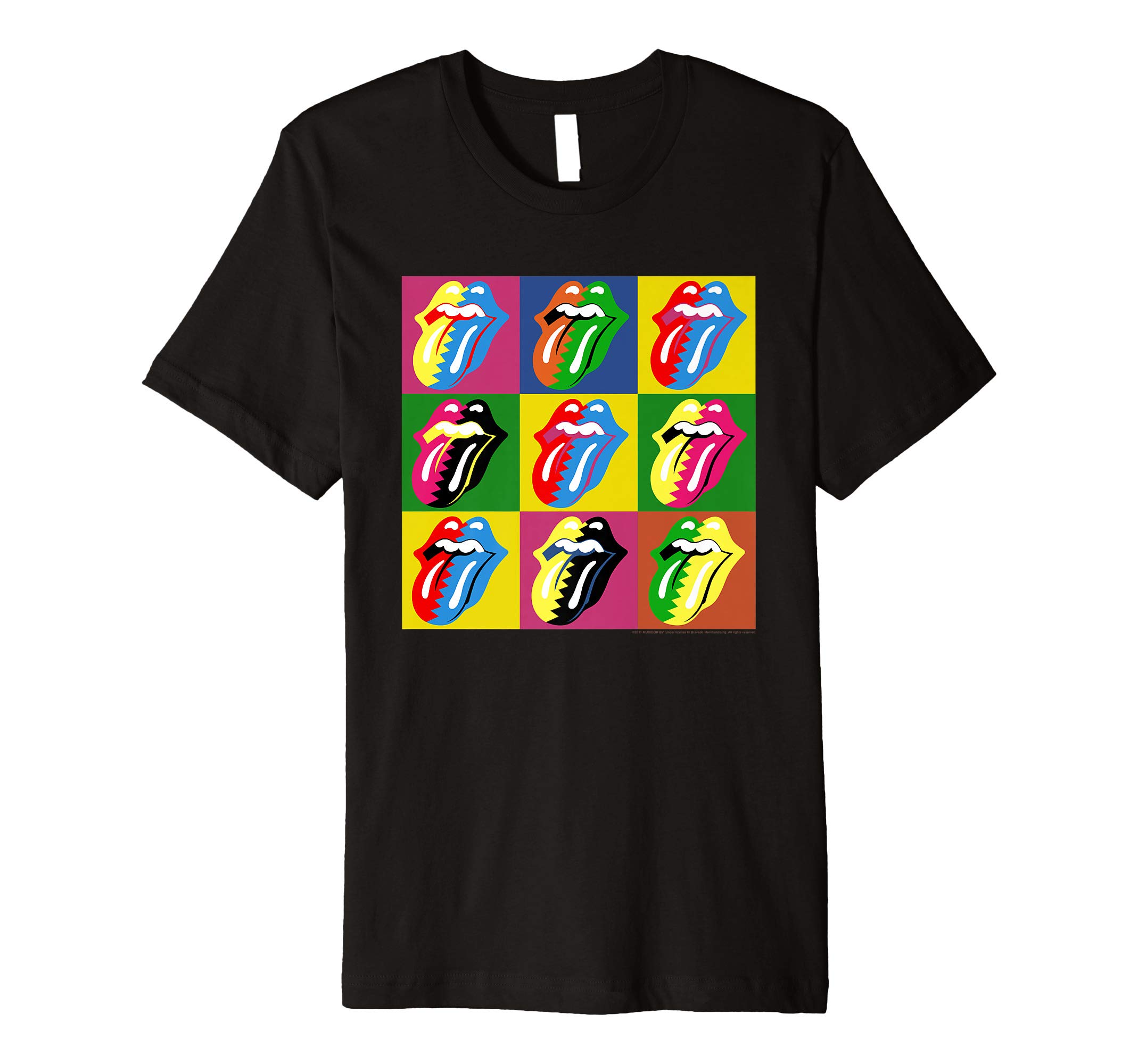 rolling stones multiple tongue shirt