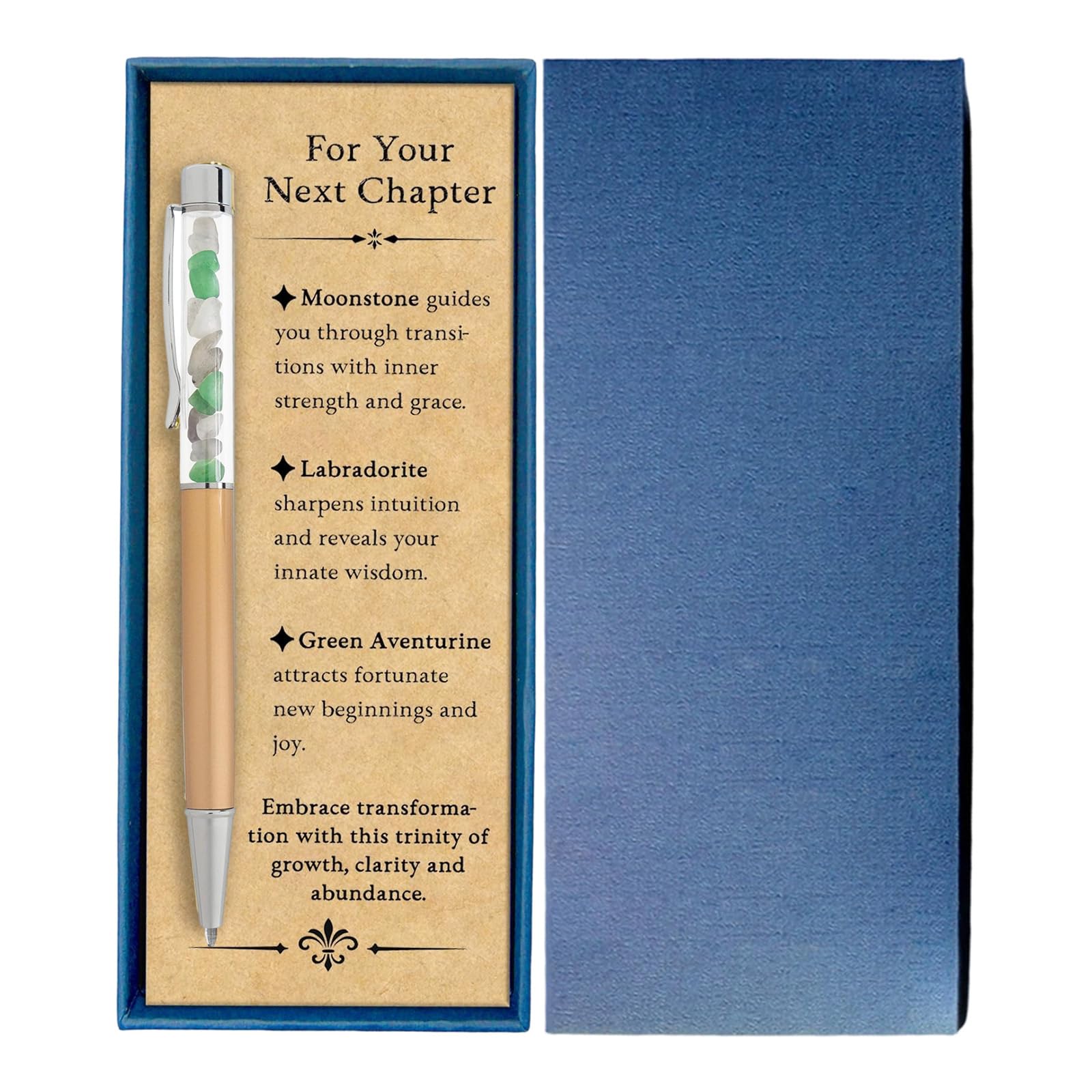 Nodrex Crystal Pen Retirement Gifts for Women, New Beginnings and Leaving Gifts for Colleagues, New Job Present for Women, Teacher Retirement Present with Card and Box (B)