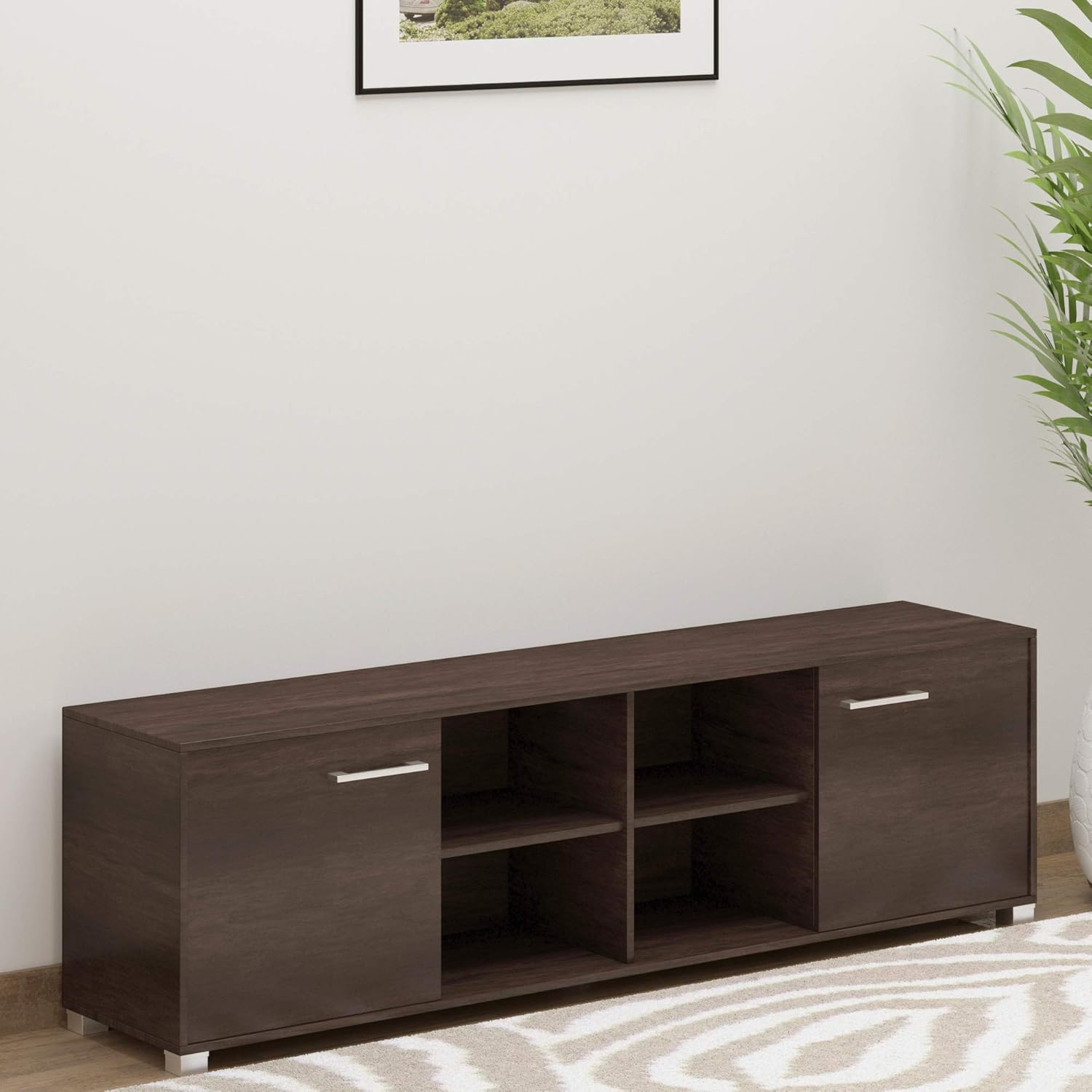 DeckUp Uniti Engineered Wood TV Stand and Home Entertainment Unit