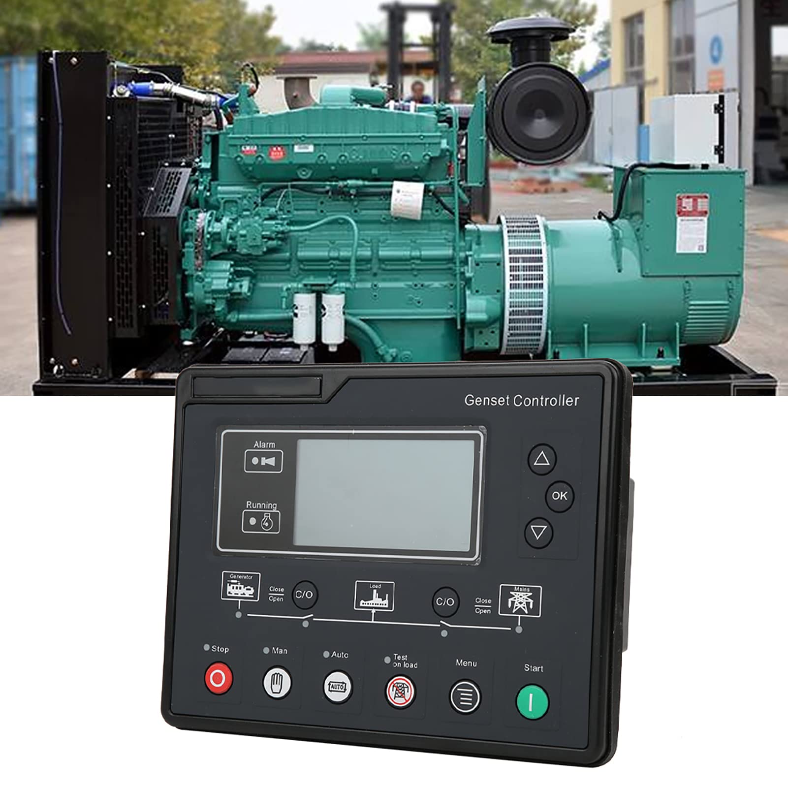 Generador electrónico HQM6120U con detección automática de arranque/parada y protección adecuado para una amplia gama de sistemas de alimentación