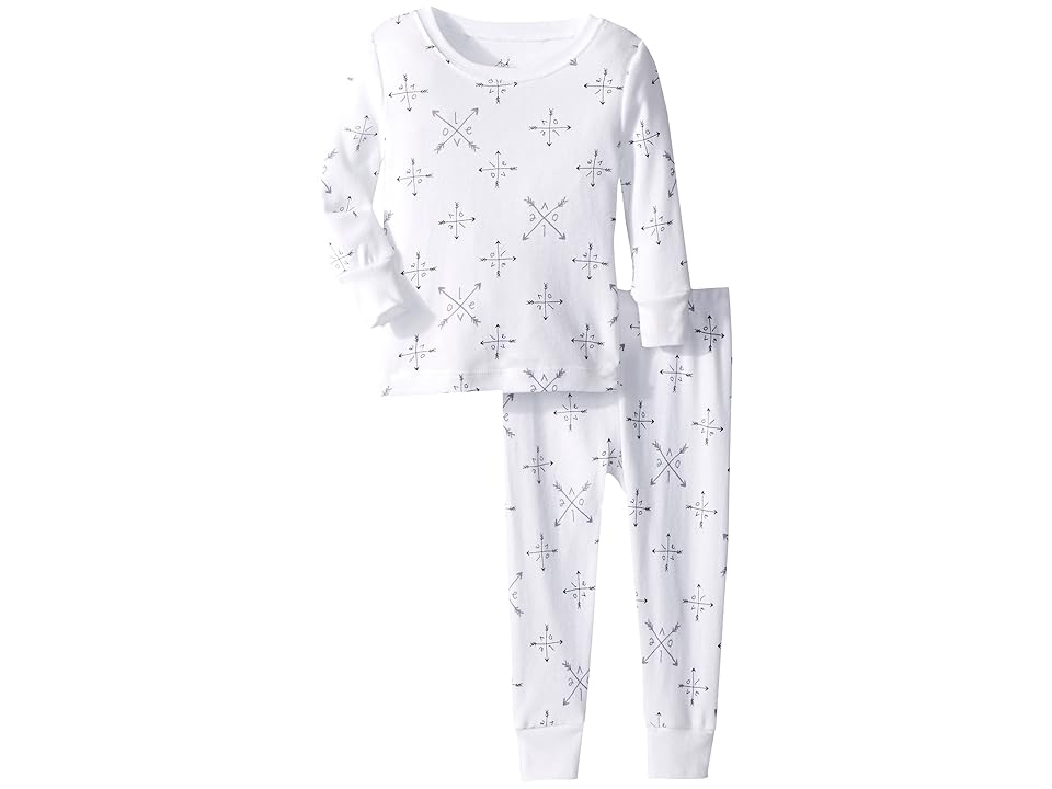 

aden + anais Two-Piece Pajama Set (Infant/Toddler) (Love) Kid's Pajama Sets, Tan