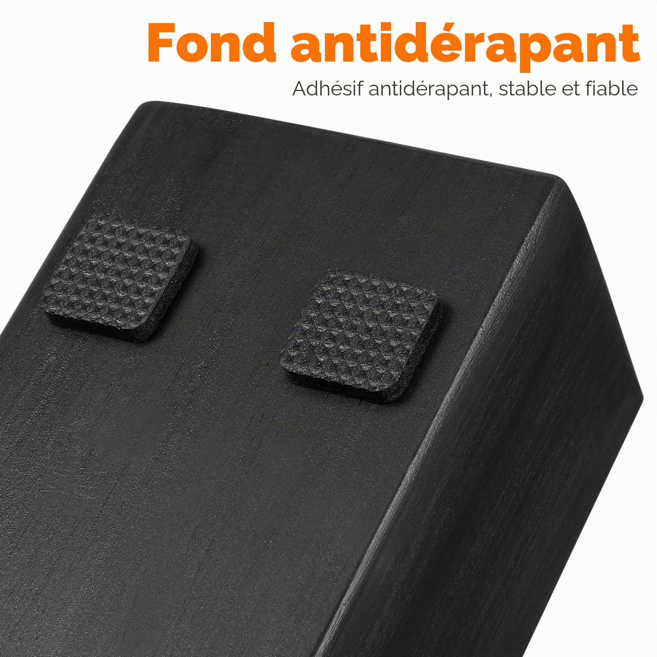 DOITOOL Cadre de Support de Base de Miroir de Sol de Luxe léger en Bois Massif Support Miroir en Bois présentoirs croisillons mirroir Porte- Base de antidérapante Corps saisir