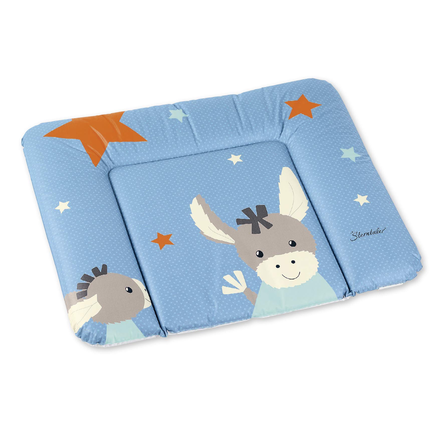 Sterntaler Bedruckte Wickelauflage Emmi, Blau, 72 x 85 cm
