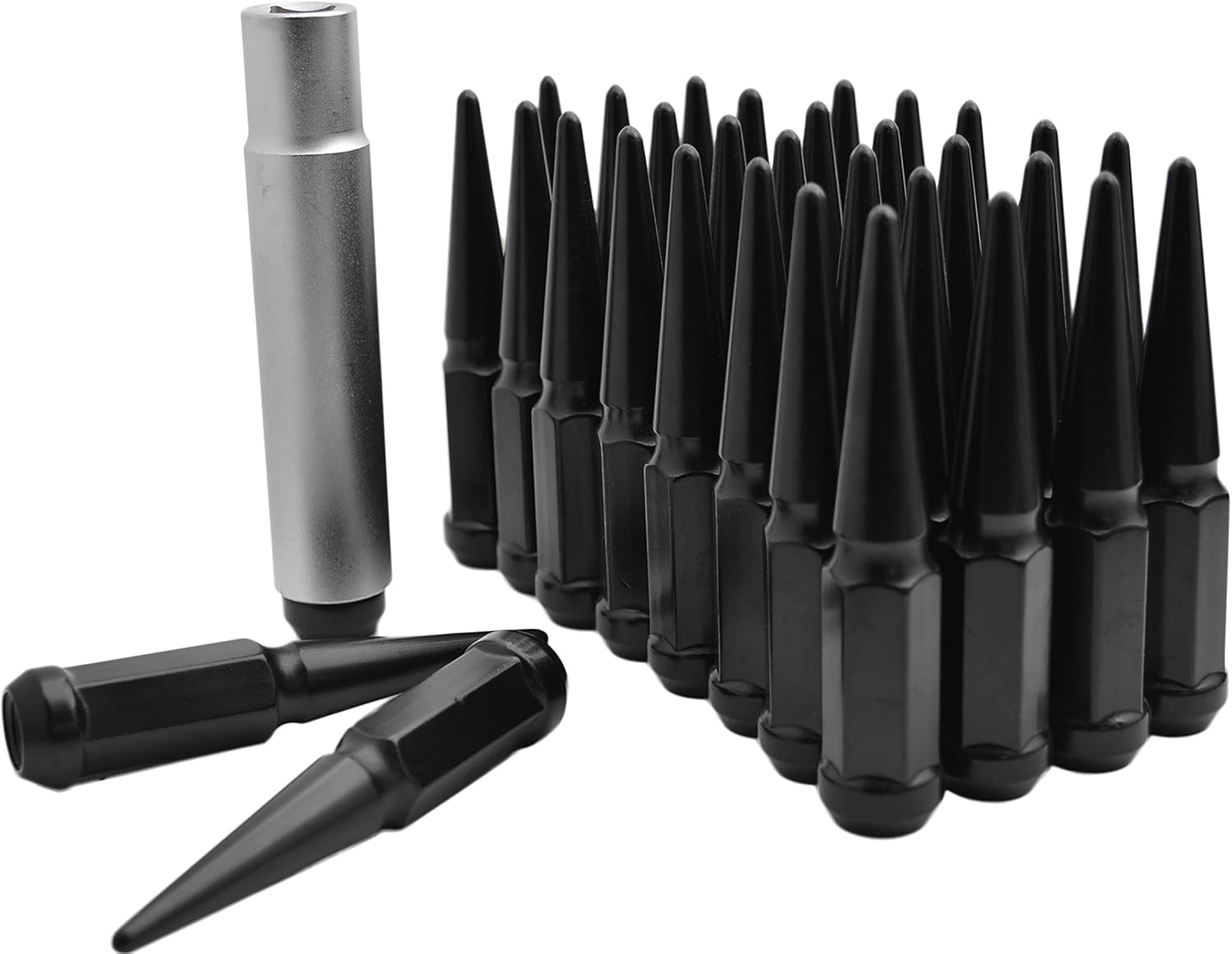 Venum wheel accessories (20) 1/2"20 Black Spike Lug Nuts 4