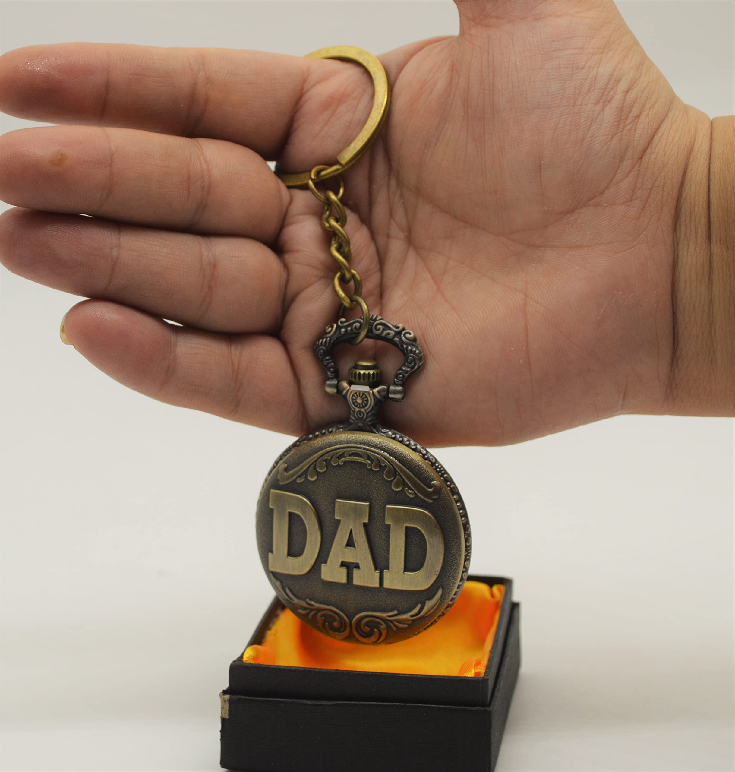 The ShopCircuit - Antique Pocket Watch Dad - Gift for Father (B0BYLKHGHW) Amazon Price History, Amazon Price Tracker