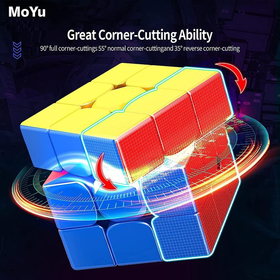 Miniatura 7 de Willking MoYu Super RS3M 2022 3x3 Cubo magnético de velocidad cubo mágico Moyu RS3M Super 3x3x3 2022 MFJS Puzzle Speed RS3 M 2022 Cubo