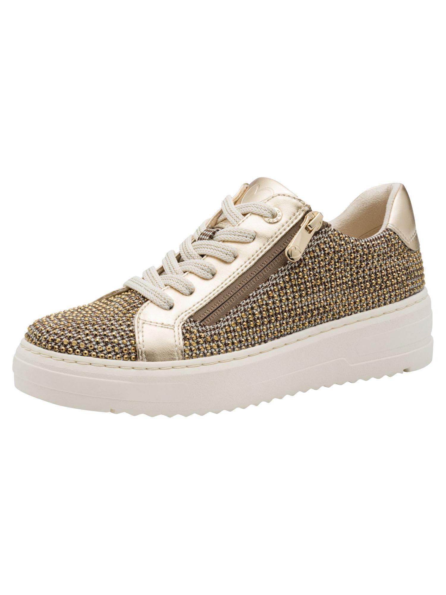 MARCO TOZZI 2-23775-45 Women's Trainers, Gold Comb, 8.5 UK