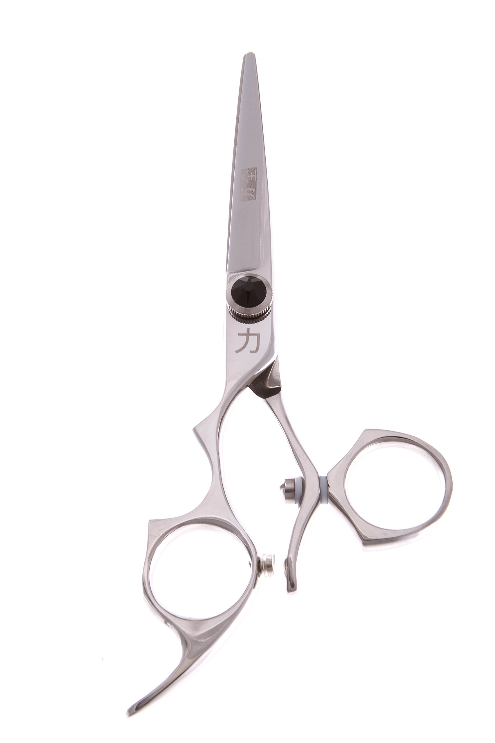 ShearsDirect Japanese 440c Stainless Steel True Left Handed Swivel Shear, 5.5 Inch, 2.2 Ounce