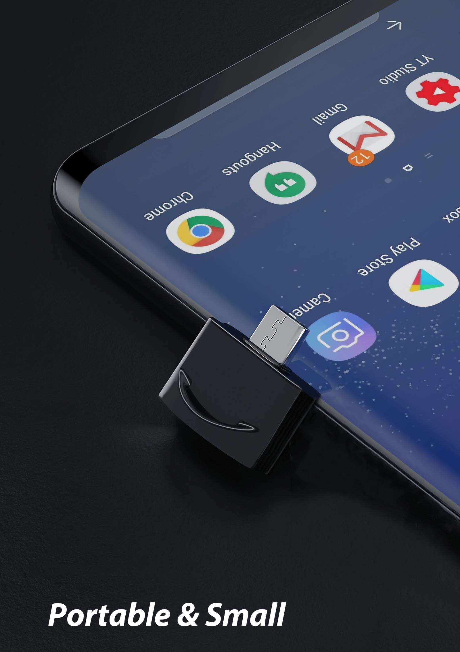 USB Adatper to USB-C OTG (2pack) Compatible with Samsung Galaxy A71 5G add Fast 5Gigabyte Expansion Devices Like Keyboard, Mouse, Gamepad, Backup, Sync, 100+ Uses