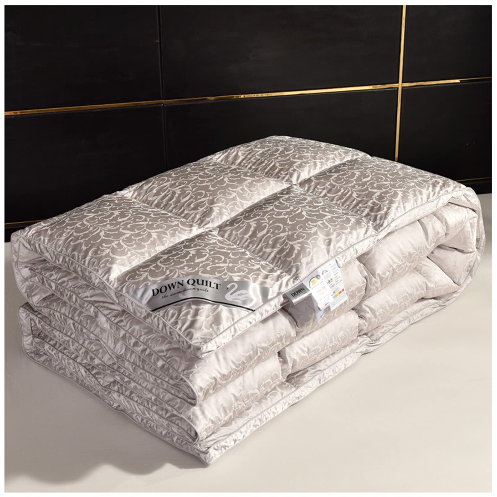 Couette naturelle en duvet d'oie ZTGL lit 220x240cm couverture hiver extra chaude