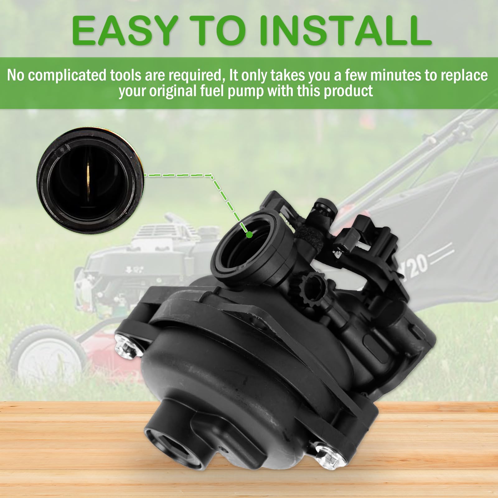 Gas Lawn Mower Self Propelled 799584 Carburetor Compatible With BS