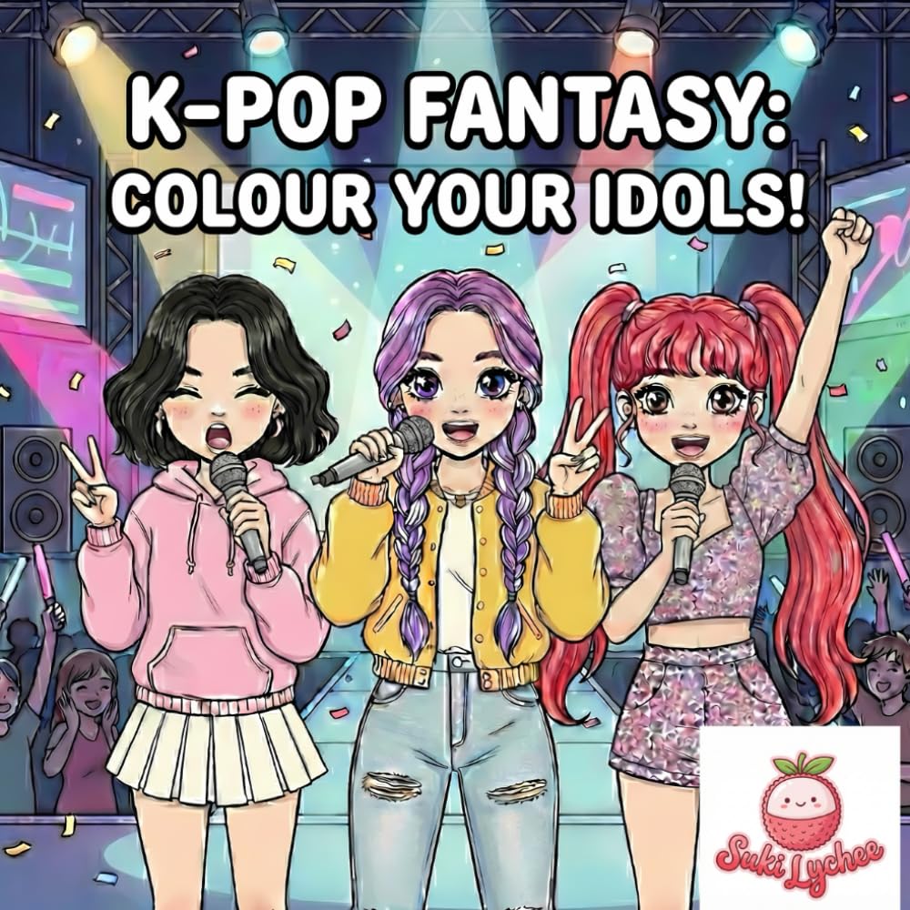 K-Pop Fantasy: Colour Your Idols