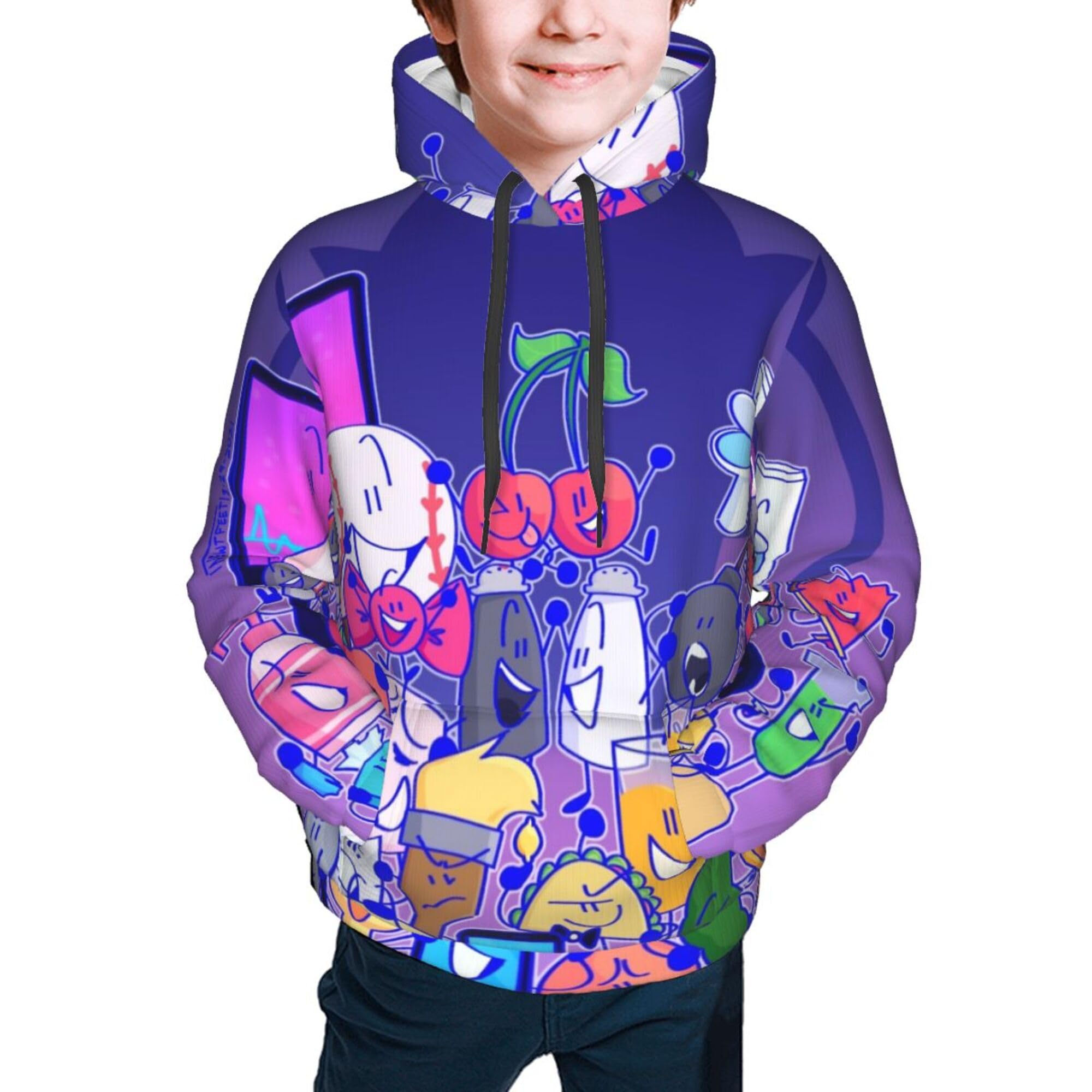 Kkarnxor Boys As Pic Bfdi-Battle For Dream Hoodie 3D Printed Fashion Pullover Sweatshirt Novelty Sports Hoodies Birthday For And Girls L
