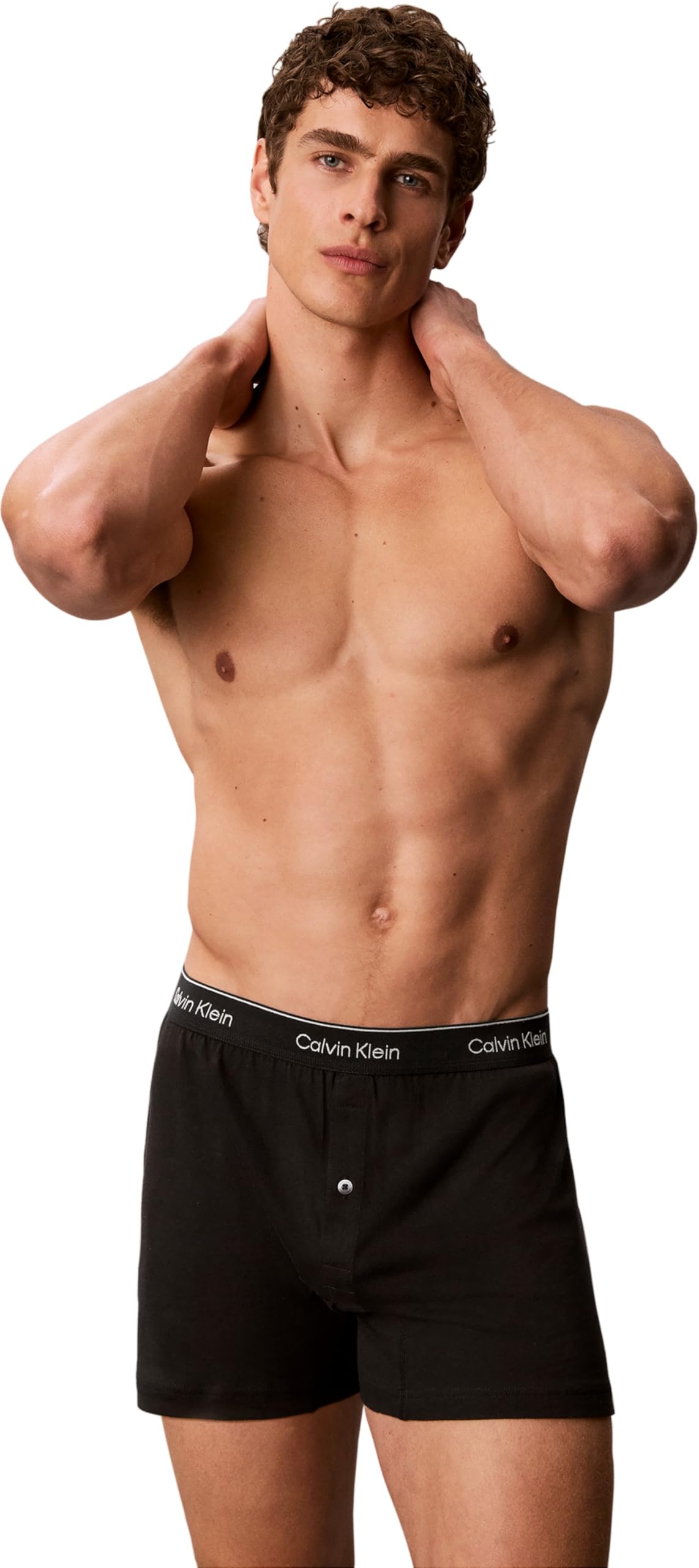 Calvin Klein Herren 3er Pack Boxershorts Trad aus Baumwolle