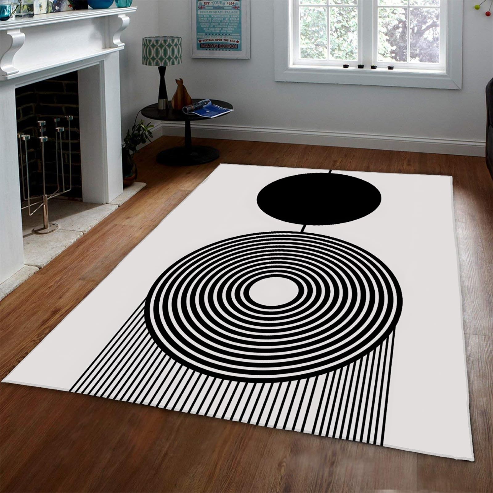 Tapis de ligne de style minimaliste tapis lavable pour en finir avec les taches du quotidien