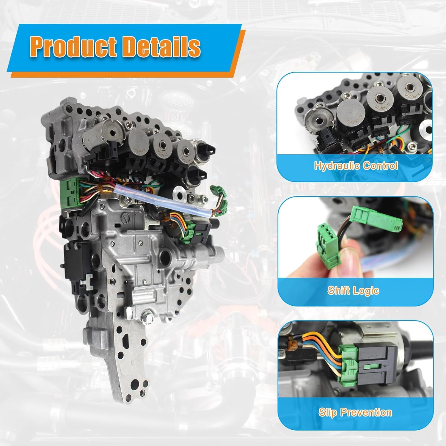 RE0F10A CVT Valve Body for Nissan Altima Sentra Versa 2005-2011 Direct Replacement for F011E F1CJA Solves Slipping