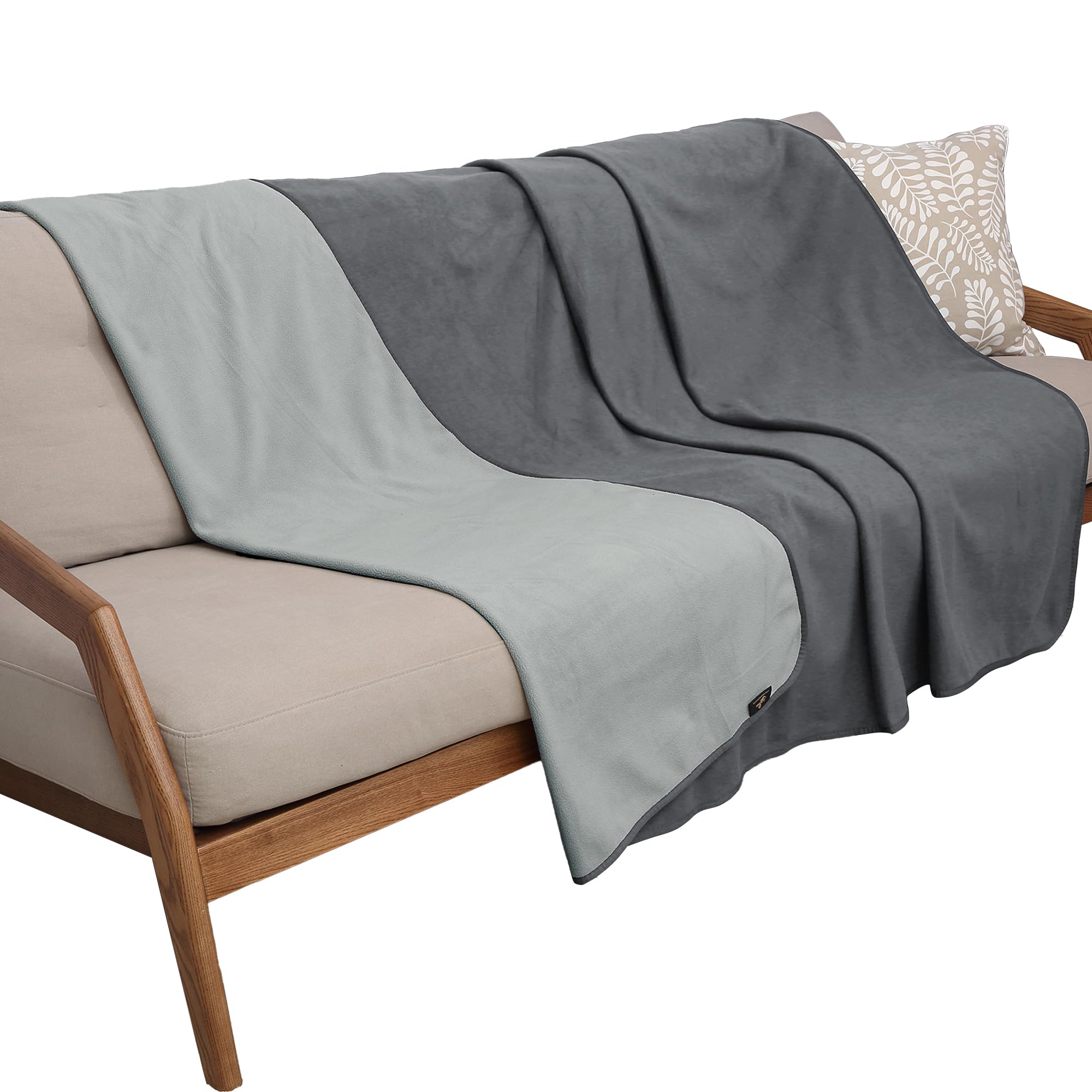 Pawsee Wasserdicht Hundedecke Katzendecken Waschbar, wasserdichte Decke für Unterwegs Hundesofa Schutzdecke Sofa Überwurf, Flauschig Hundedecke für Kleine Mittelgroße Hunde Katzen, S 125 x 75cm