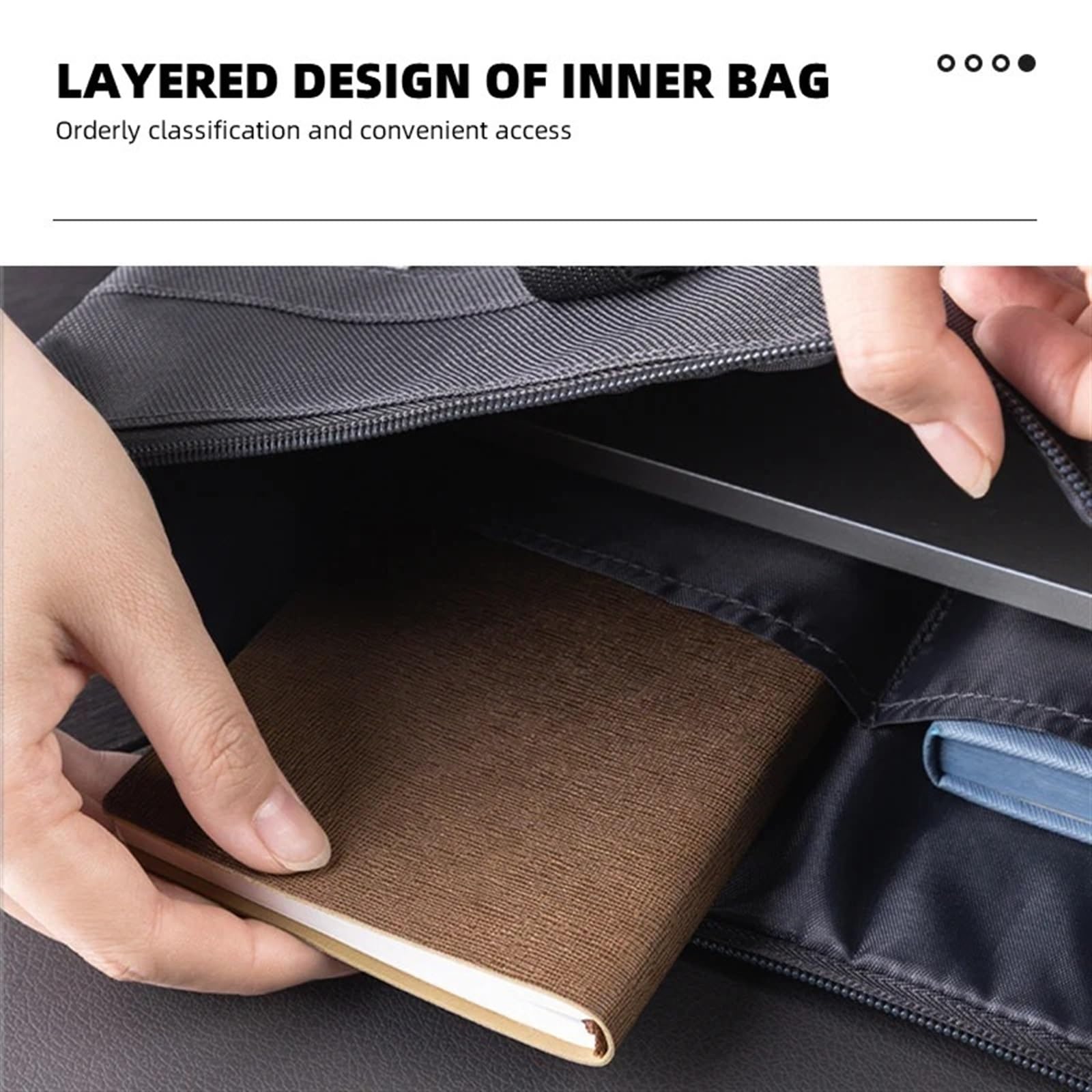 Malette Porte-documents for hommes, sac d'affaires en cuir PU, sacs à bandoulière, main de bureau, pochette d'ordinateur