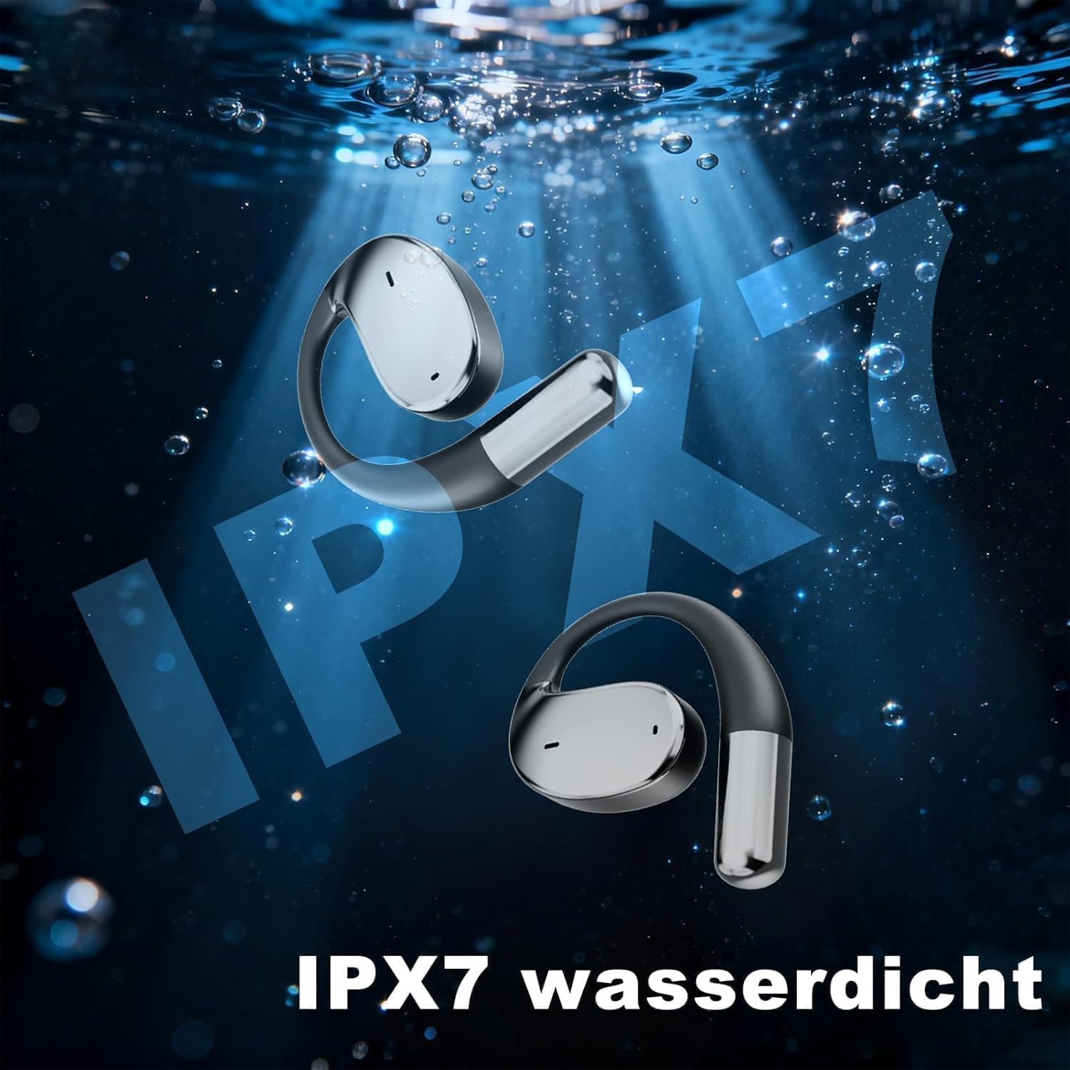 AI Kopfhörer Übersetzer, unterstützt 164 Sprachen/6 Übersetzungsmodi, Übersetzer Ohrhörer 3-in-1-Übersetzungskopfhörer, 60H Open Ear Übersetzer Kopfhörer Mic für Lernen, Reisen, Business