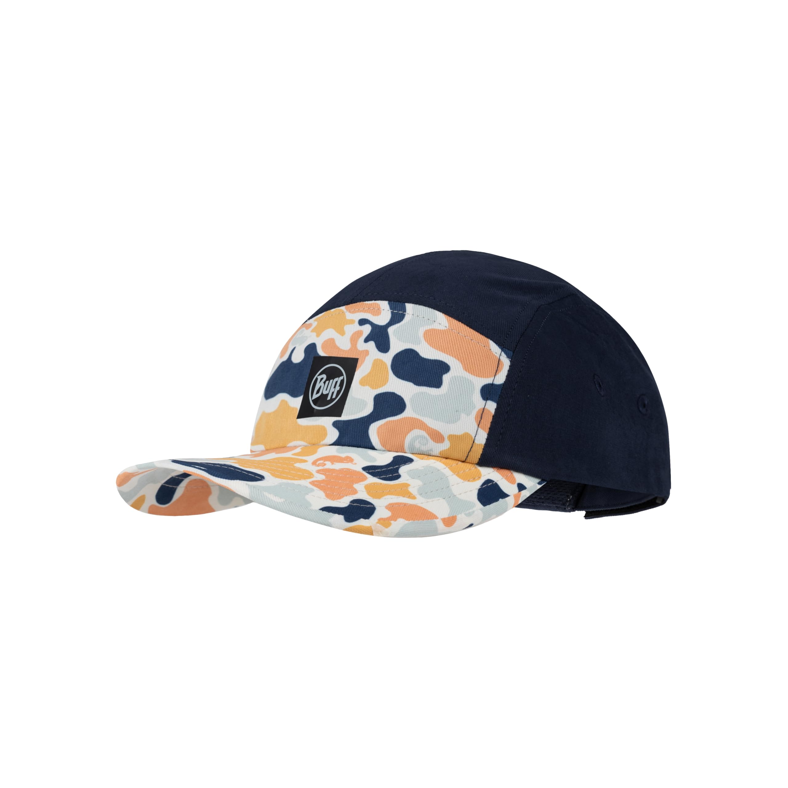 Buff® | Cap 5 Panel Venture, Flexible, UPF 50, Lightweight, Comfortable, Washable, for Little Explorers, Kids, One Size Multicolored