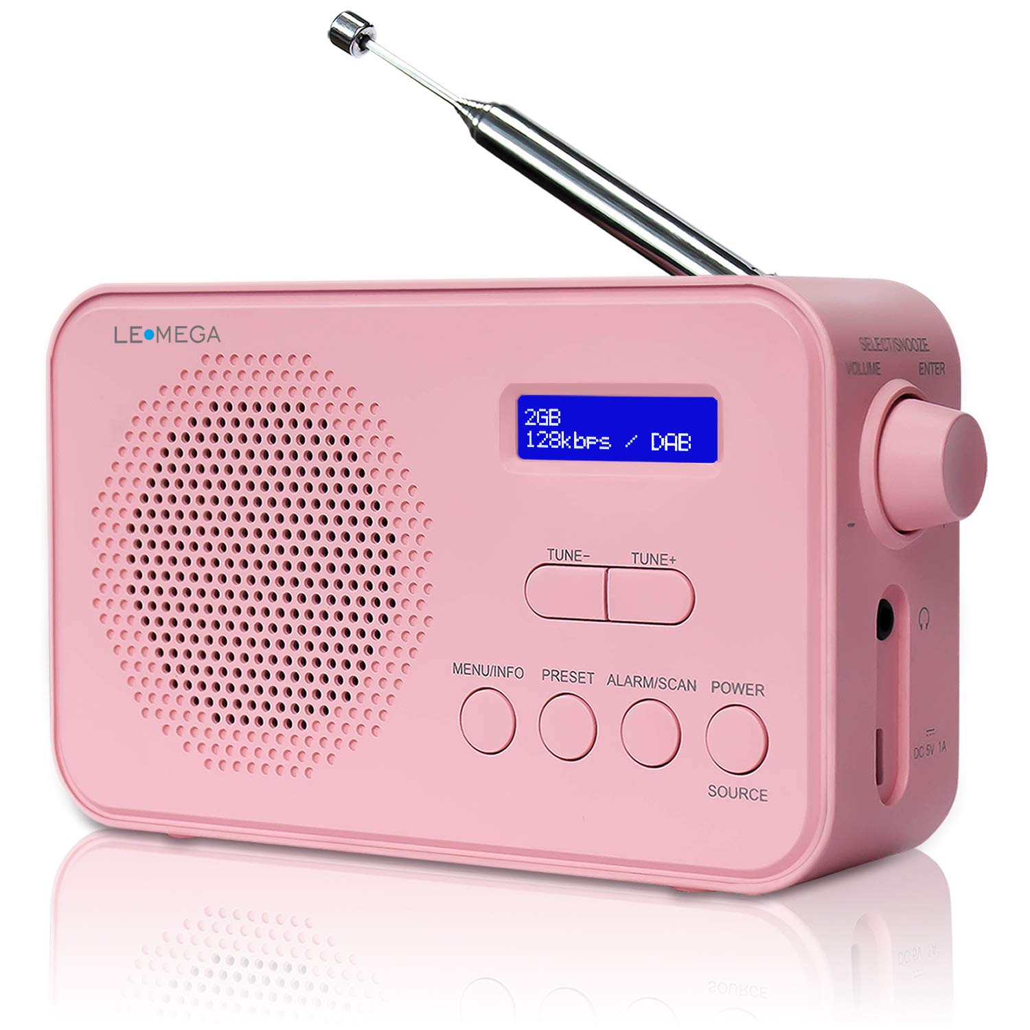 Buy LEMEGA PR2 Portable DAB/DAB+ and FM Digital Radio, Portable Digit