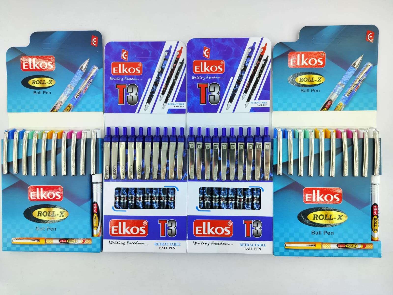 Roll-X And T3 Blue Pen 40 Pcs
