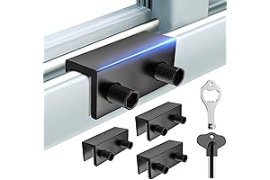 Patio Door/Window Lock for Baby and Child - Anti-Climb, Anti-Intruder Sliding Door Lock