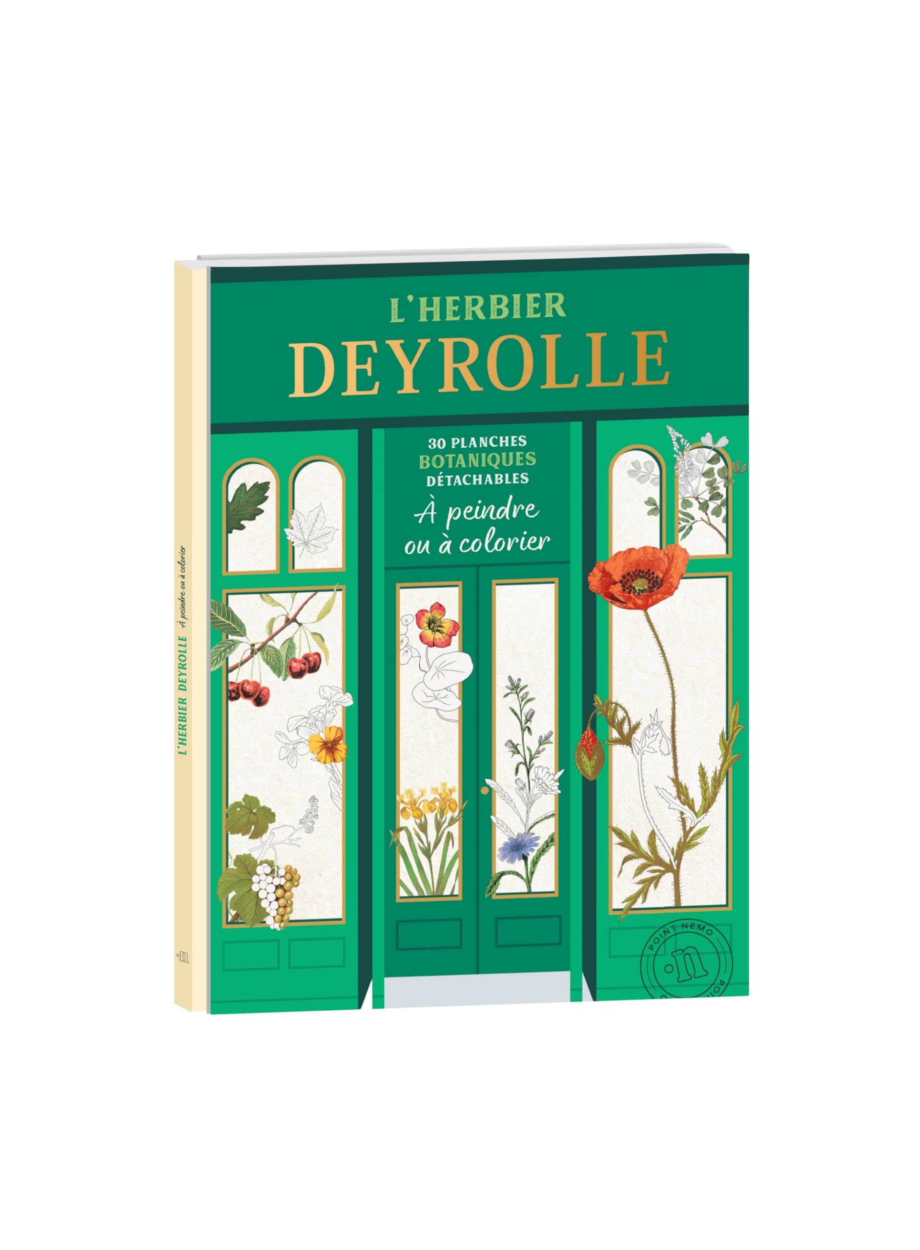 L’herbier Deyrolle à colorier: 30 planches détachables à peindre ou à colorier