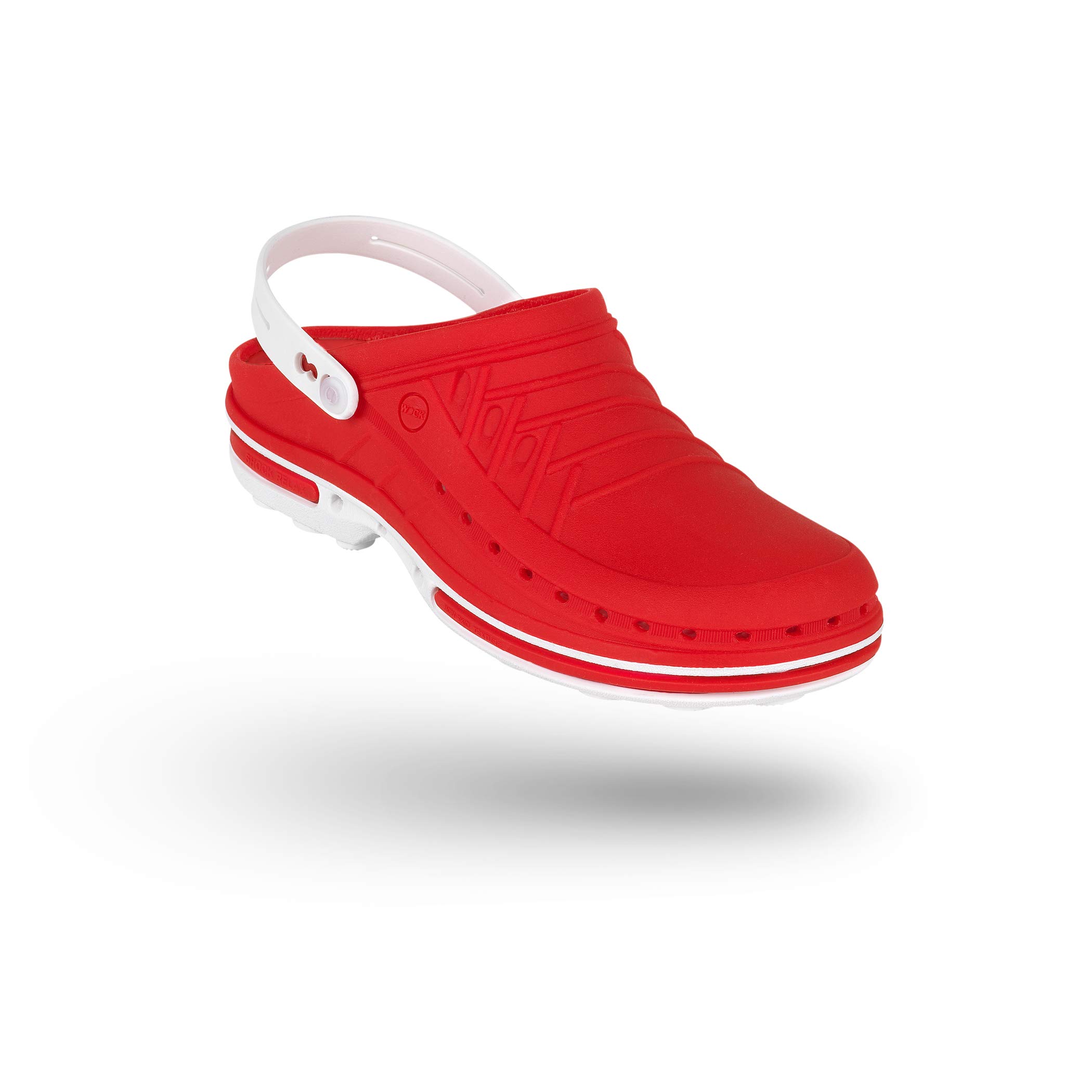 WOCK Clog con Cinturino e Steri-Tech Soletta, Zoccoli Lavoro Sanitario Donna e Uomo - Sterilizzabile, Antistatico, Traspirante e Antiscivolo