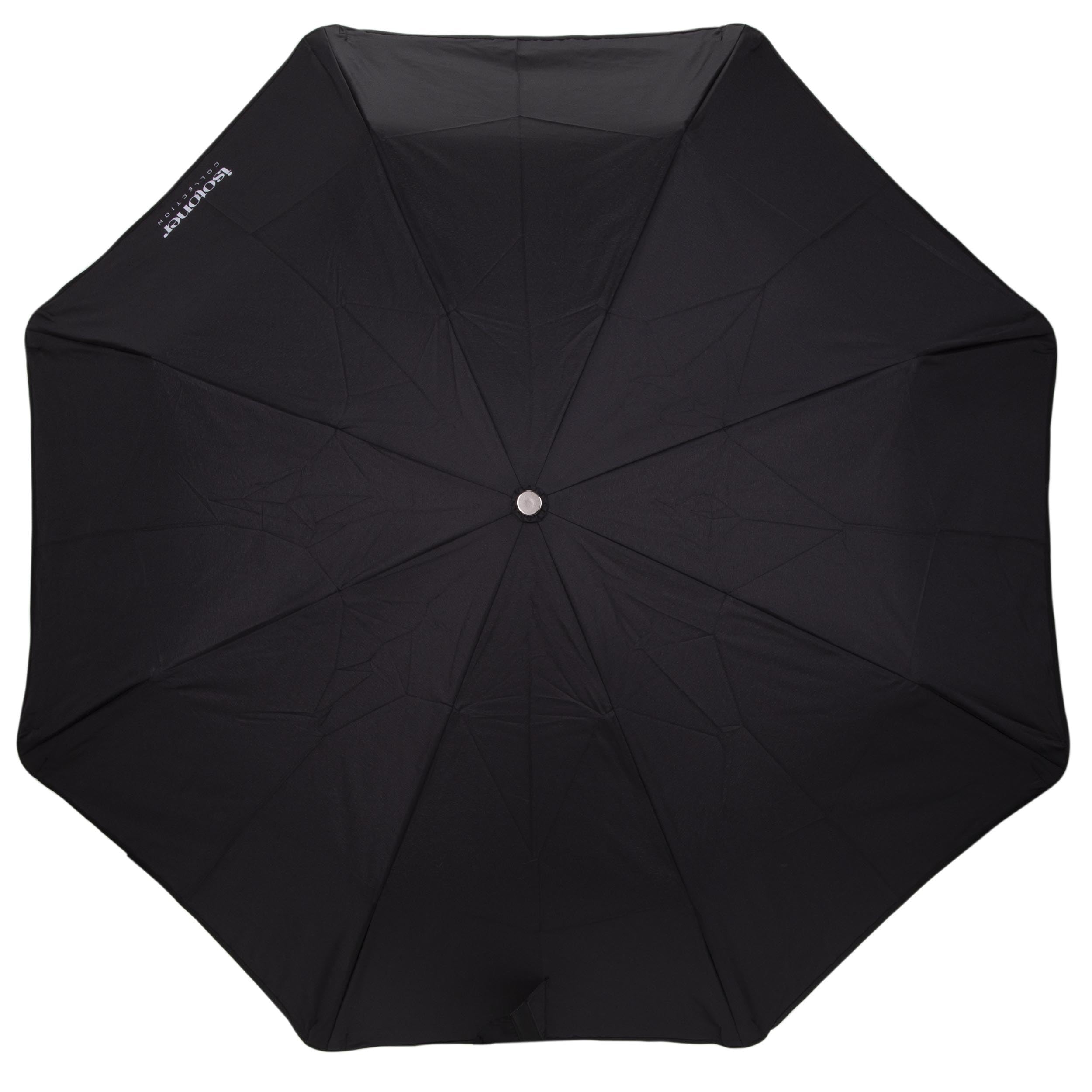 Isotoner Paraguas x-tra sólido anti-vuelco, ultra impermeable, apertura/cierre automático,