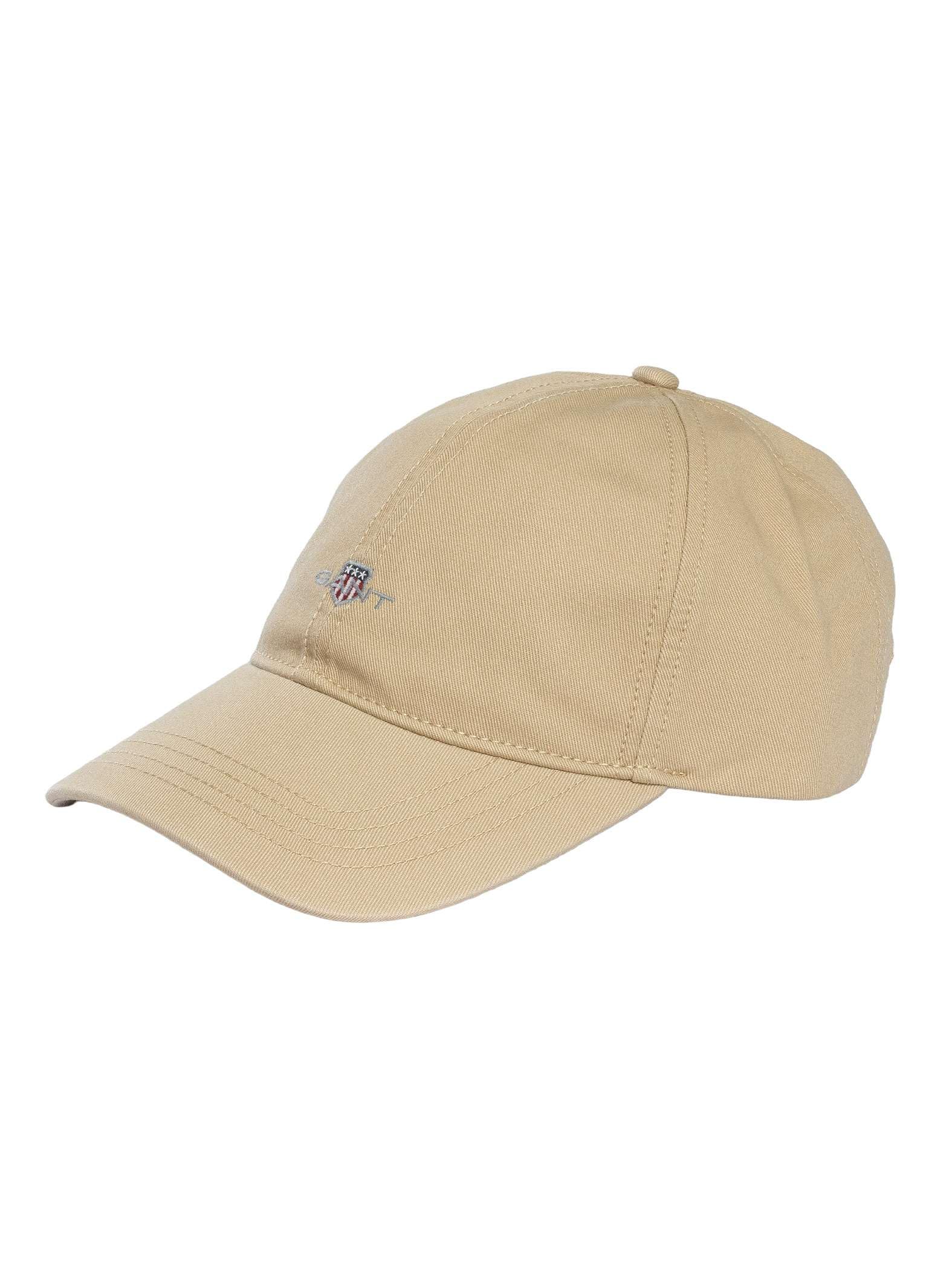 Gant Men's Oat Beige Shield Cotton Twill Cap (One Size)