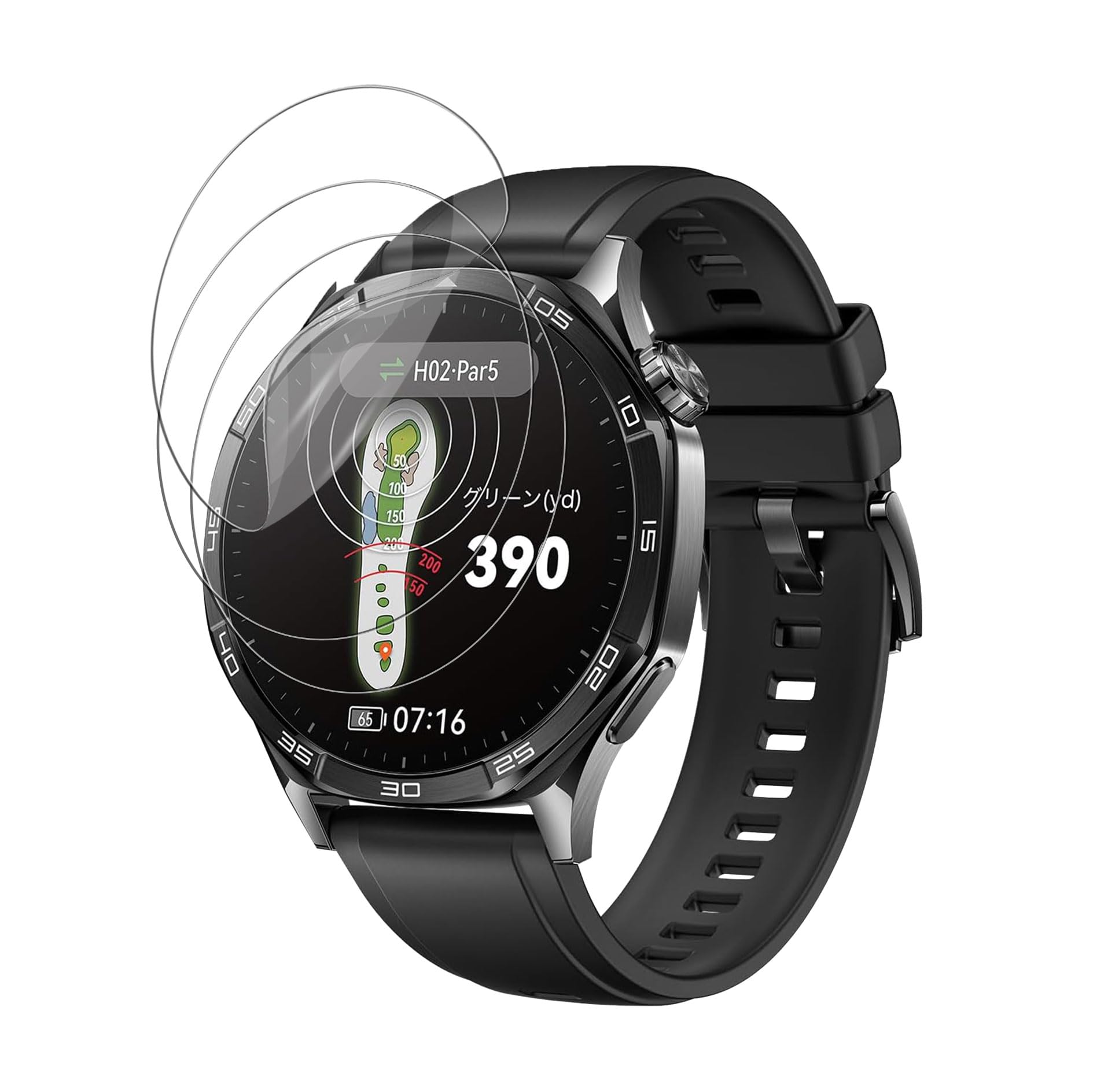 Amazon.co.jp: HUAWEI WATCH GT 5 46mm 保護フィルム 高感度 高い 