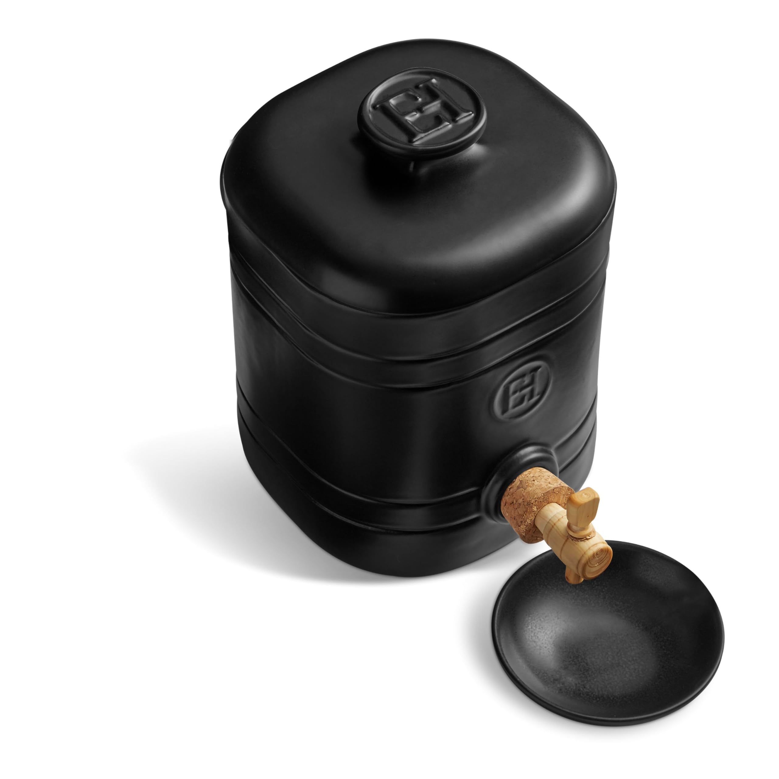 Emile Henry - VINAIGRIER Truffe Noir Mat 2,5 L