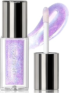 Lápiz labial líquido con brillo de labios mor...