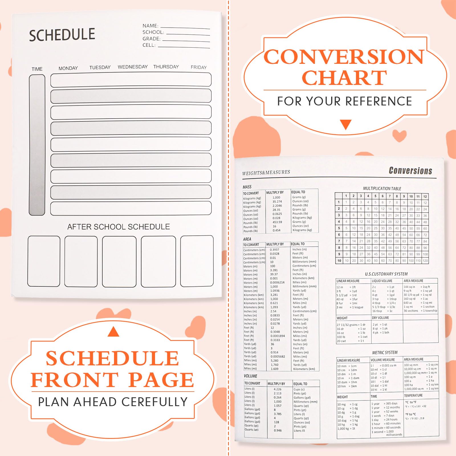 Colarr Confezione da 12 quaderni per composizione universitaria a righe, 24 x 19 cm, copertina rigida, libri di composizione in carta, colori divertenti, articoli per ufficio e rientro a scuola